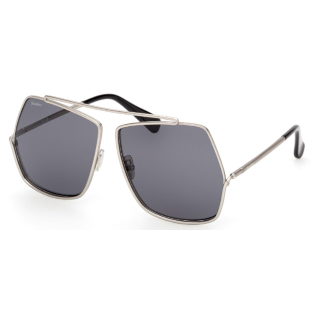 Mm0006 Geometric Silver Sunglasses