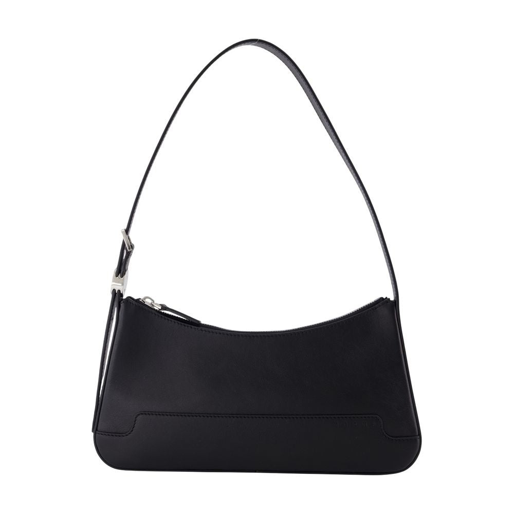 Shoulder Bag - Leather - Black