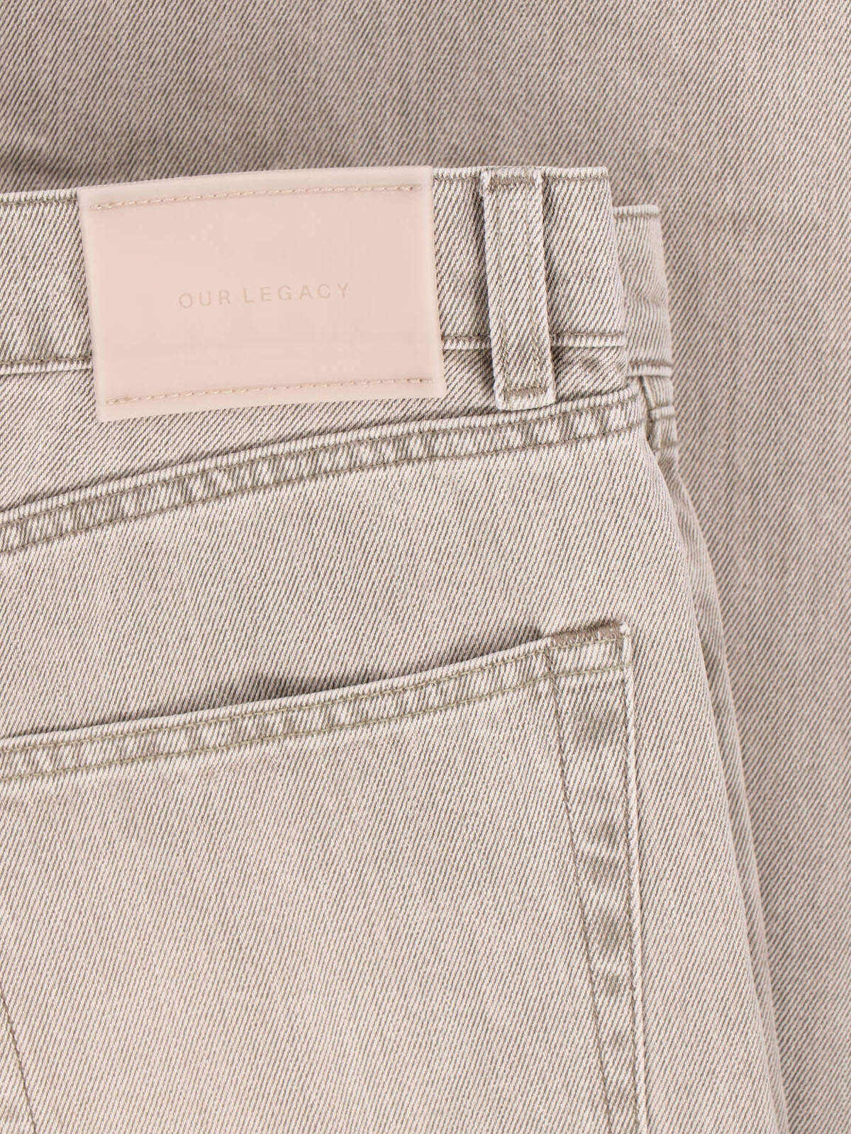 Gray First Cut Organic Cotton Jeans