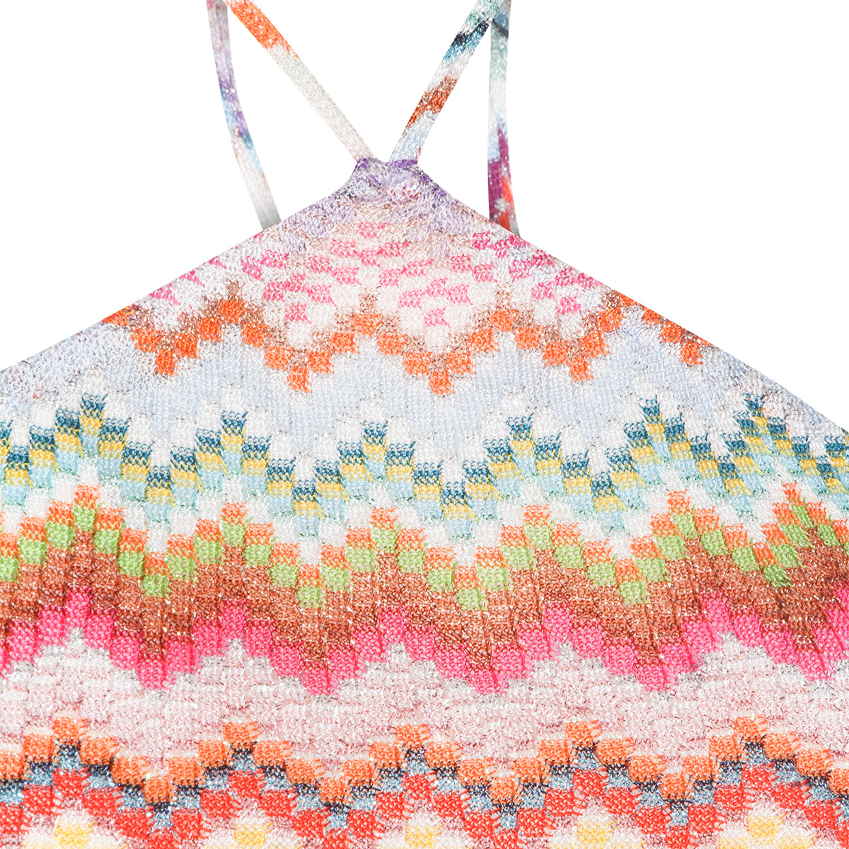 Zigzag Halter Neck Top