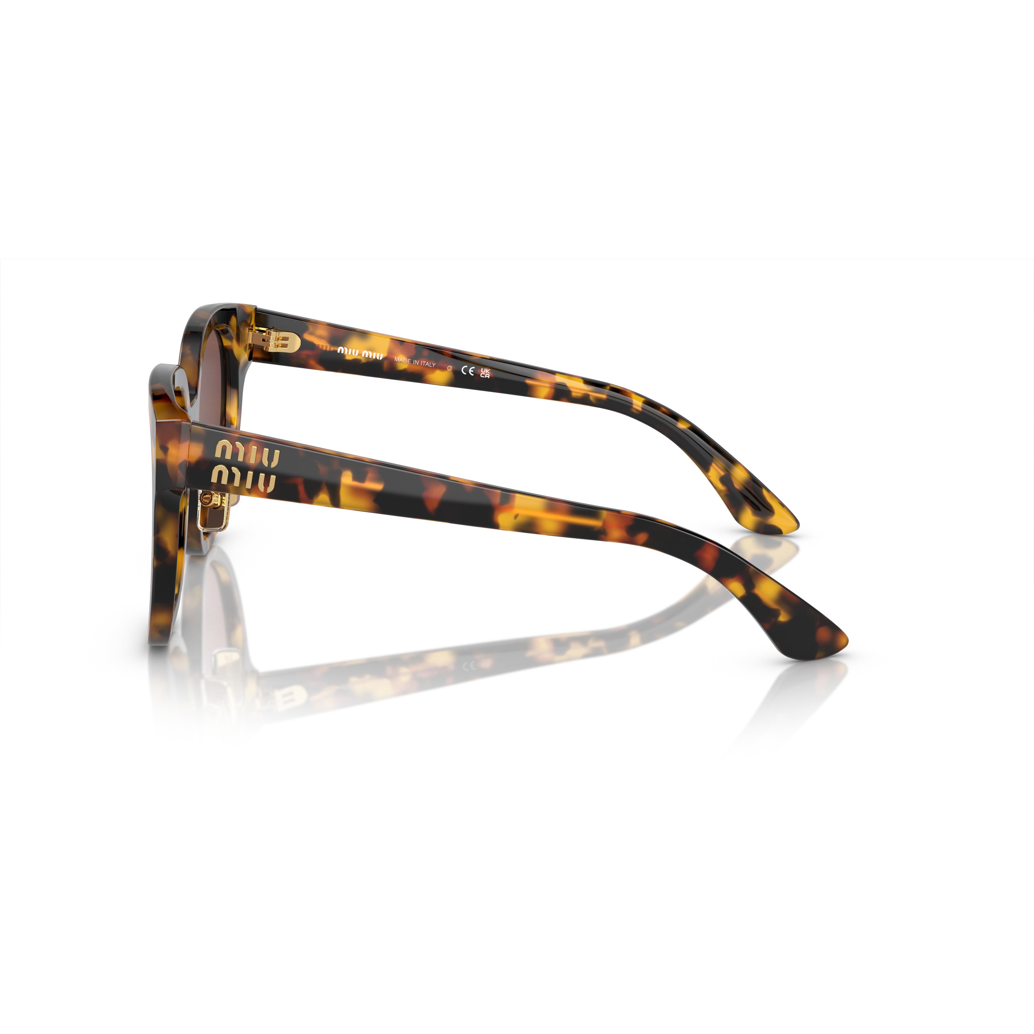 0mu 01zs Oversized Tortoiseshell Square Sunglasses