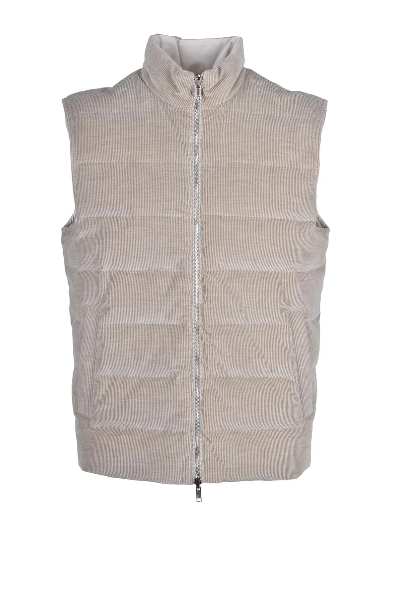 Reversible Gilet - Beige