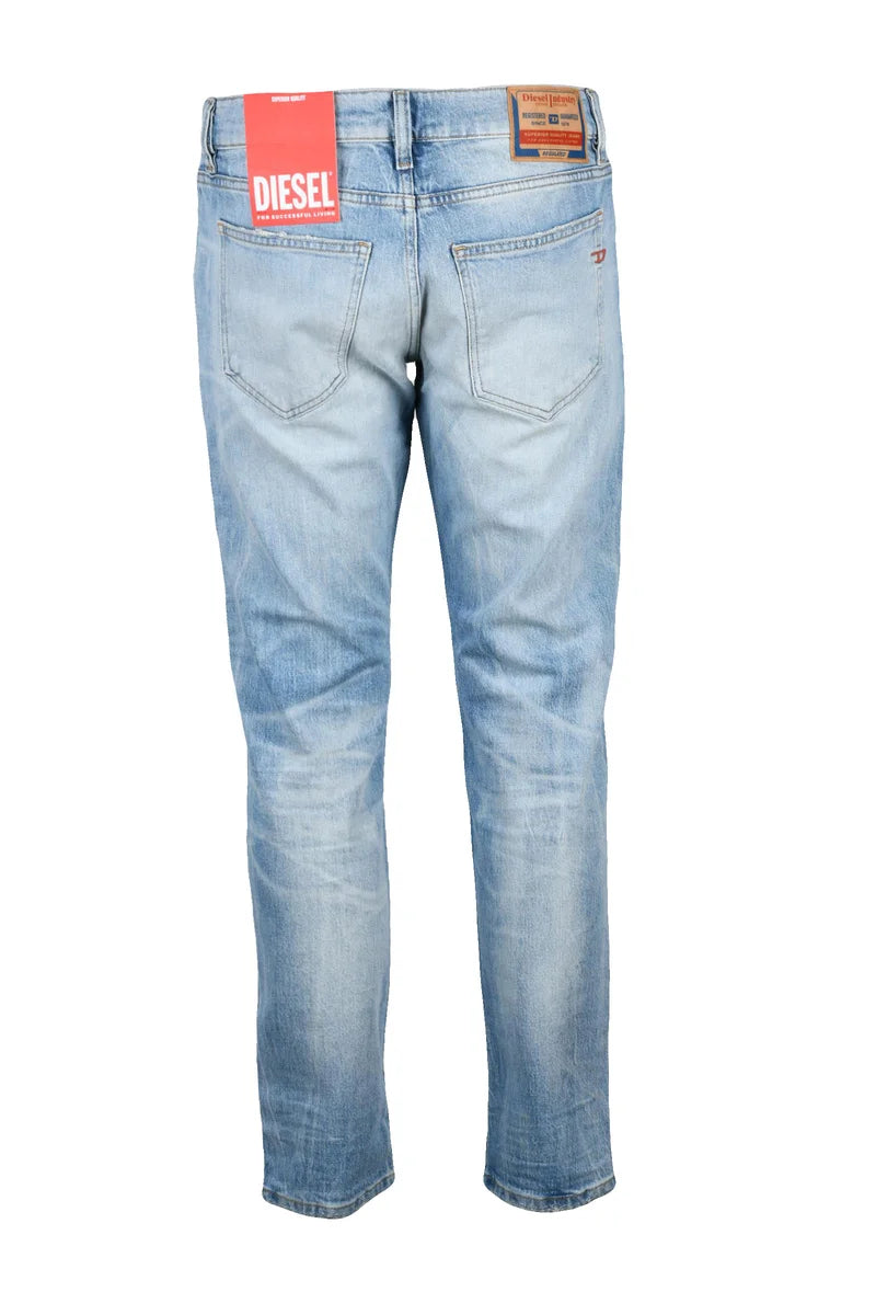 D-Strukt Slim Fit Jeans - Light Blue