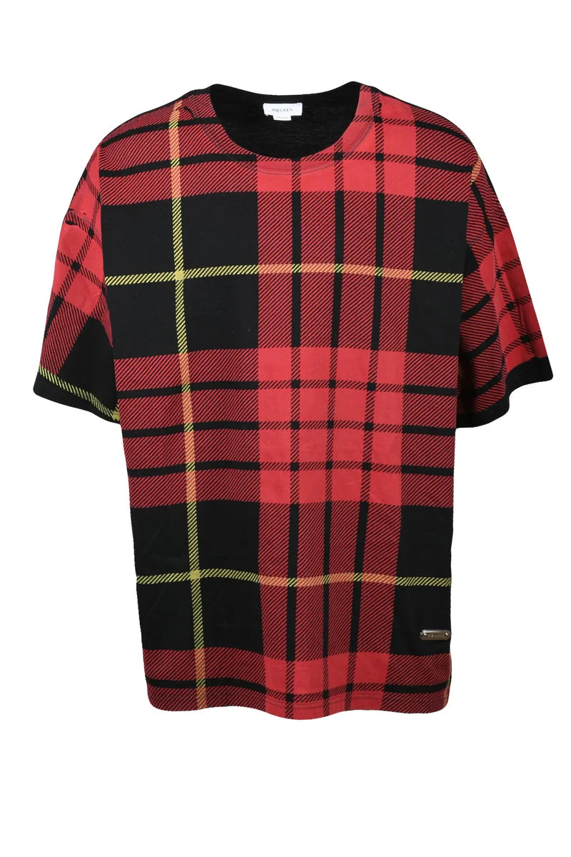 Cotton T-shirt - Red/Black