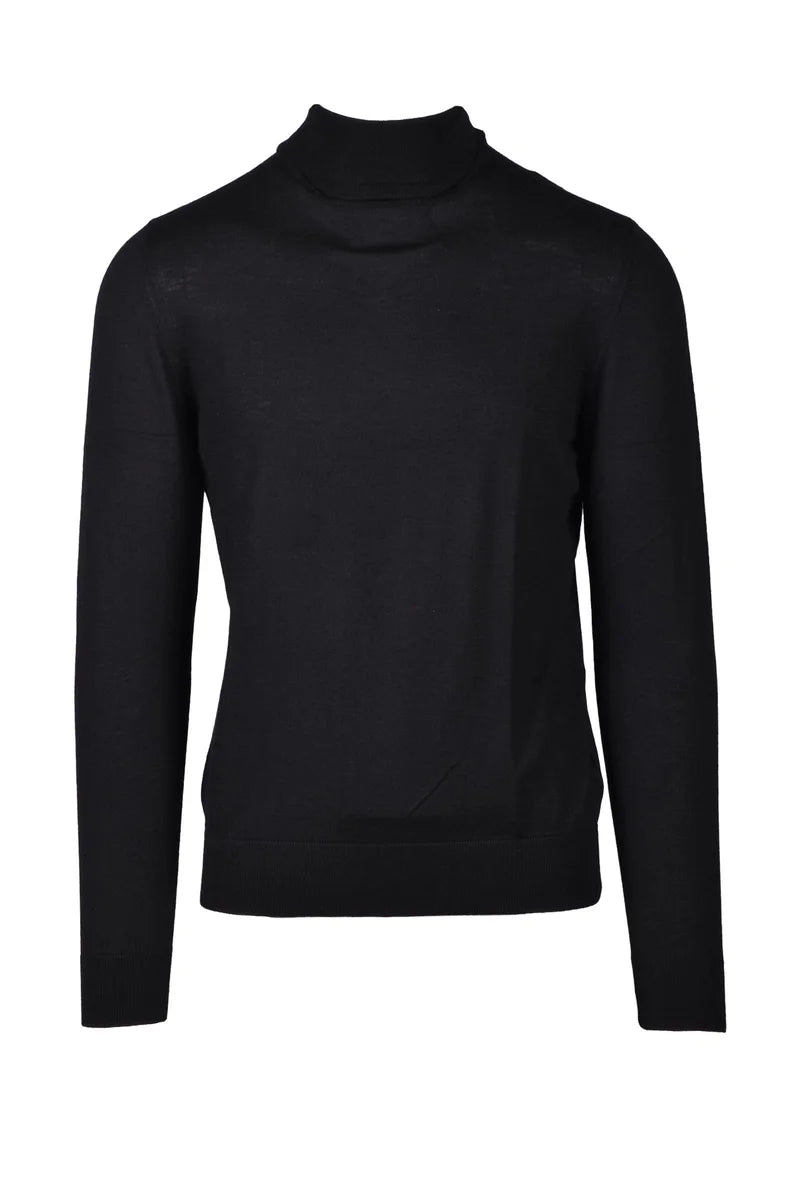 Silk and Cashmere Sweater - Black