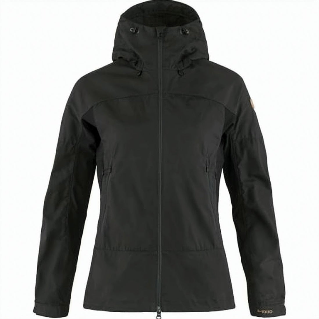 Tailored Black Jacket with Adjustable Hood