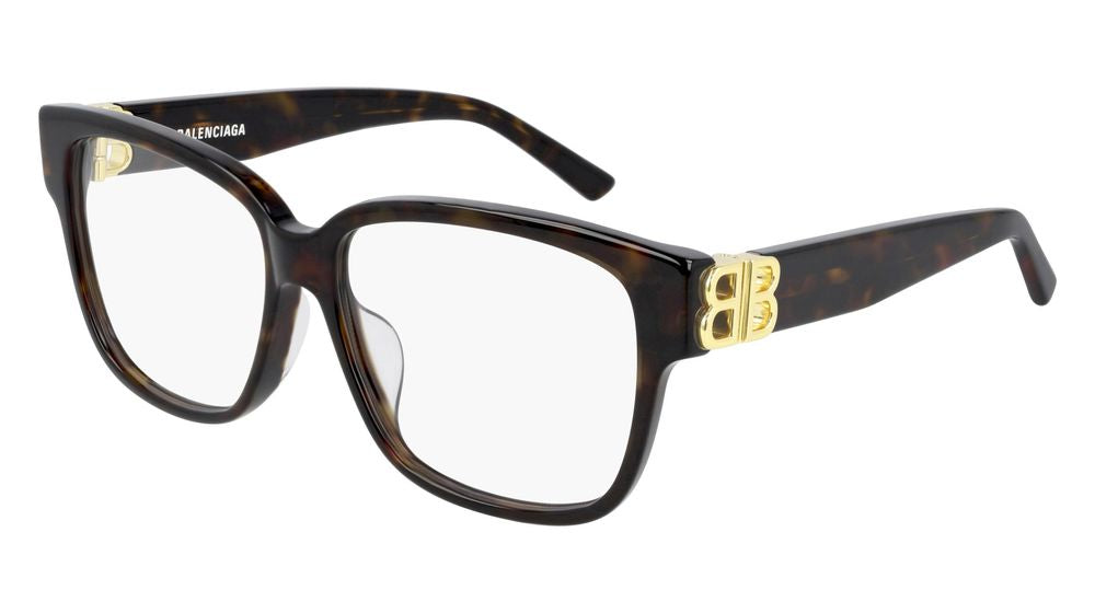 Eyeglasses Bb0104O 002 Havana Gold Transparent 56/14/140