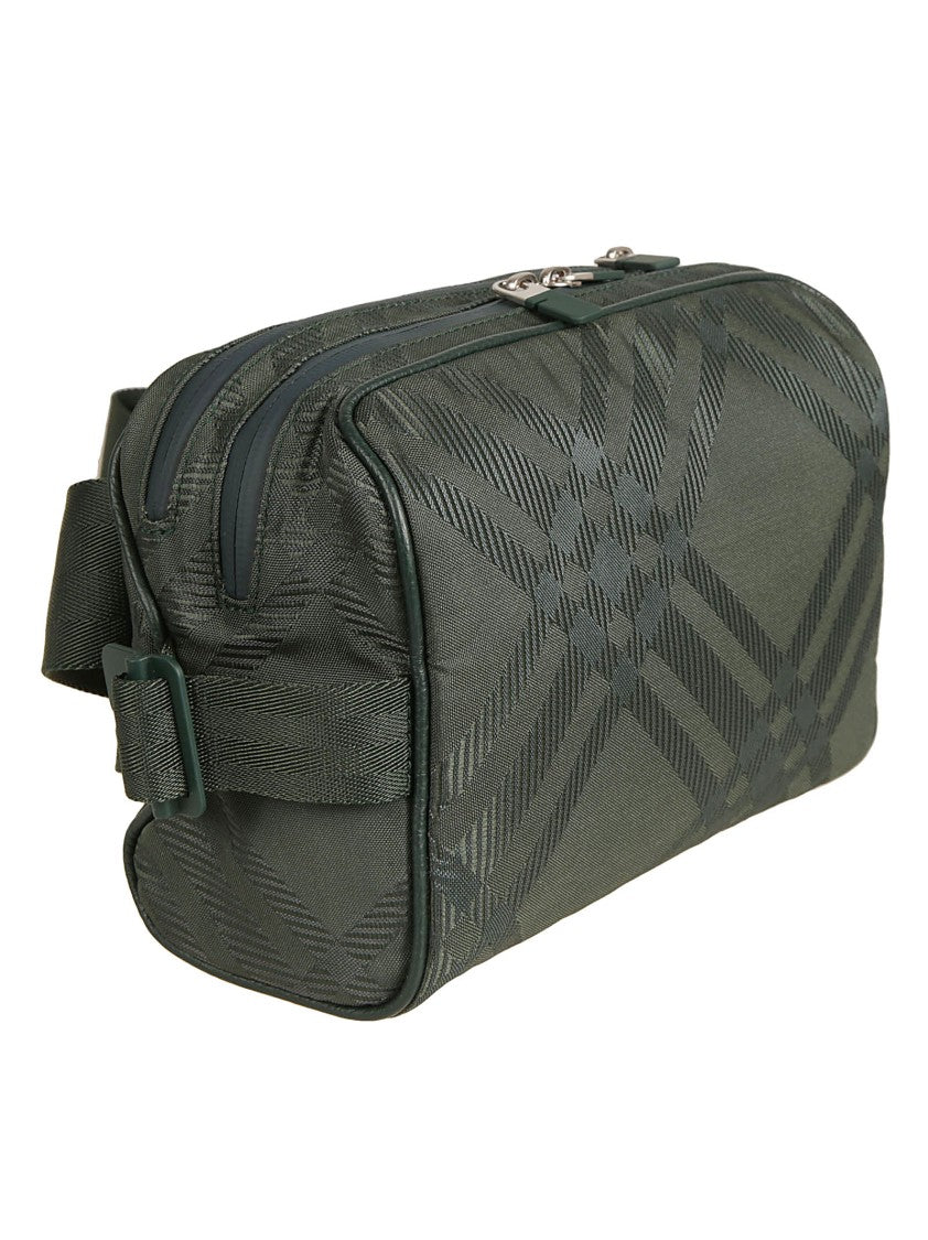 Textured Rectangular Bag With Adjustable Strap