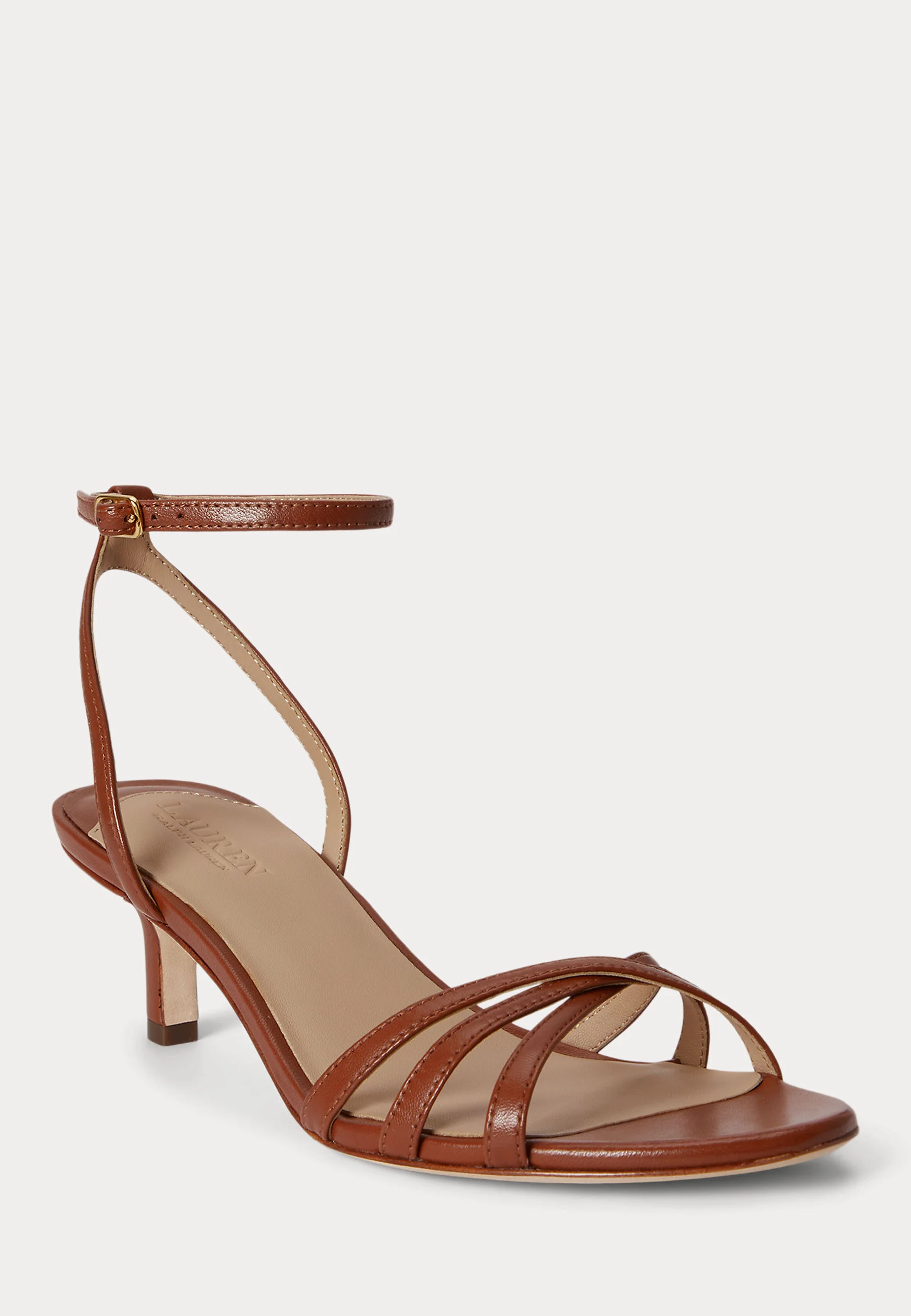 Crisscross Sandal with Slim Ankle Strap