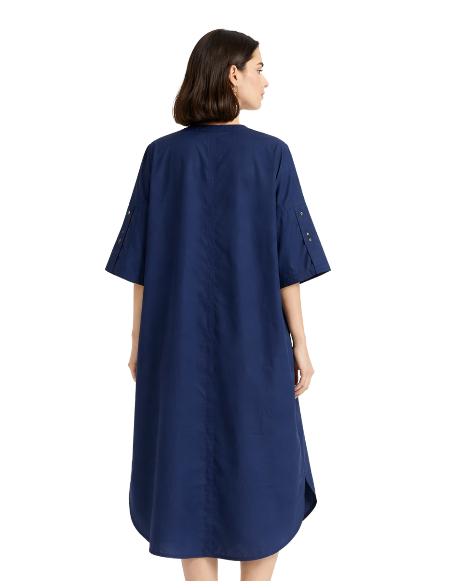 Women’s Long Cotton Dress Navy
