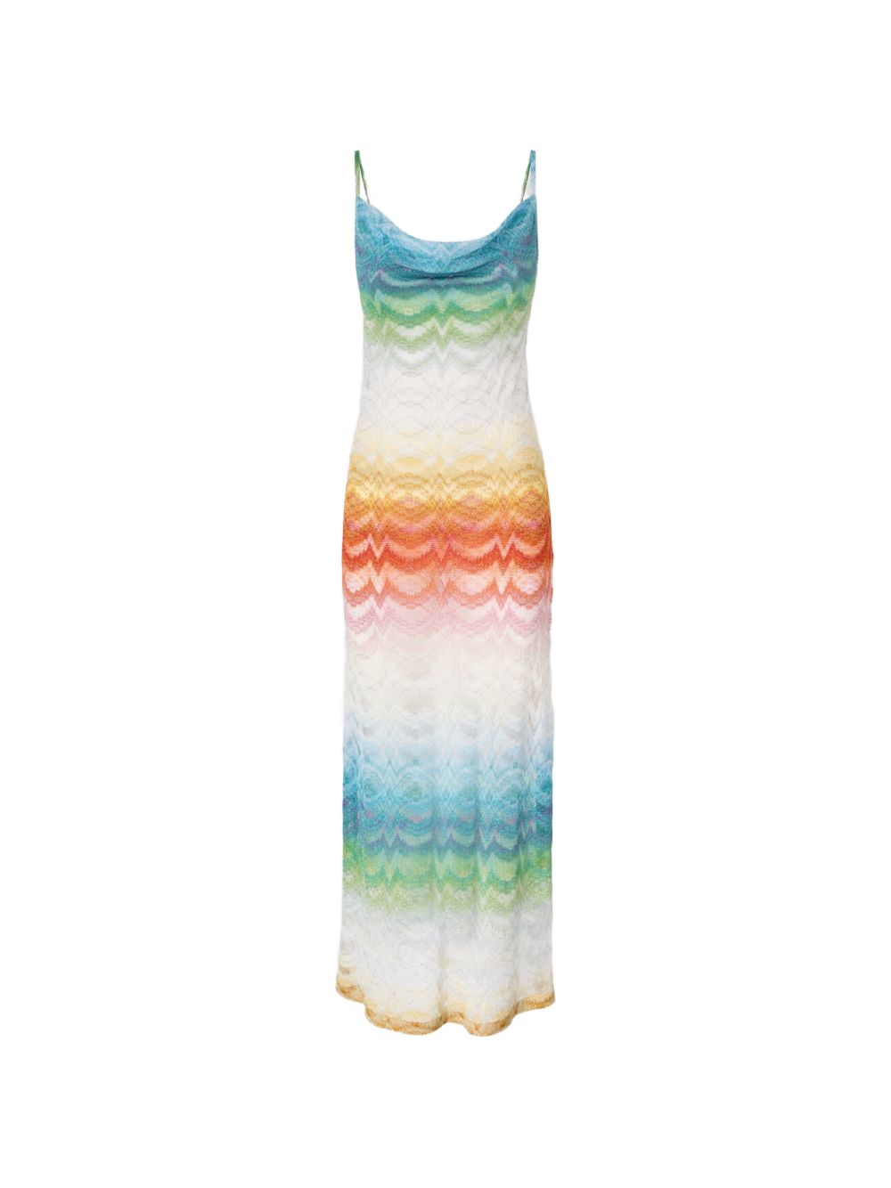 Ankle-Length Multicolor Maxi Dress