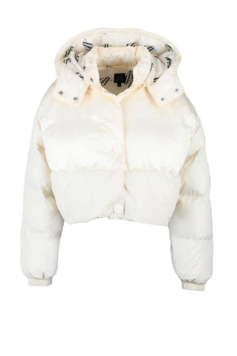 Short White Down Jacket