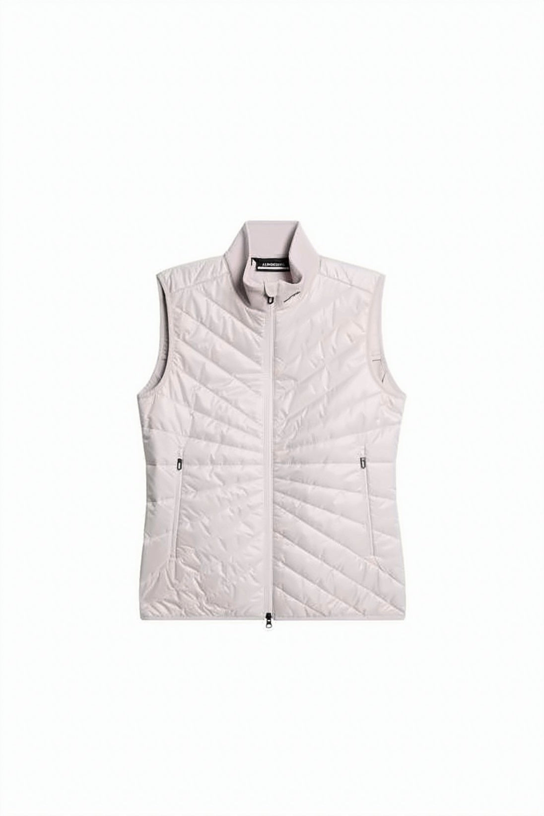 Quilted Sleeveless Vest with High Collar