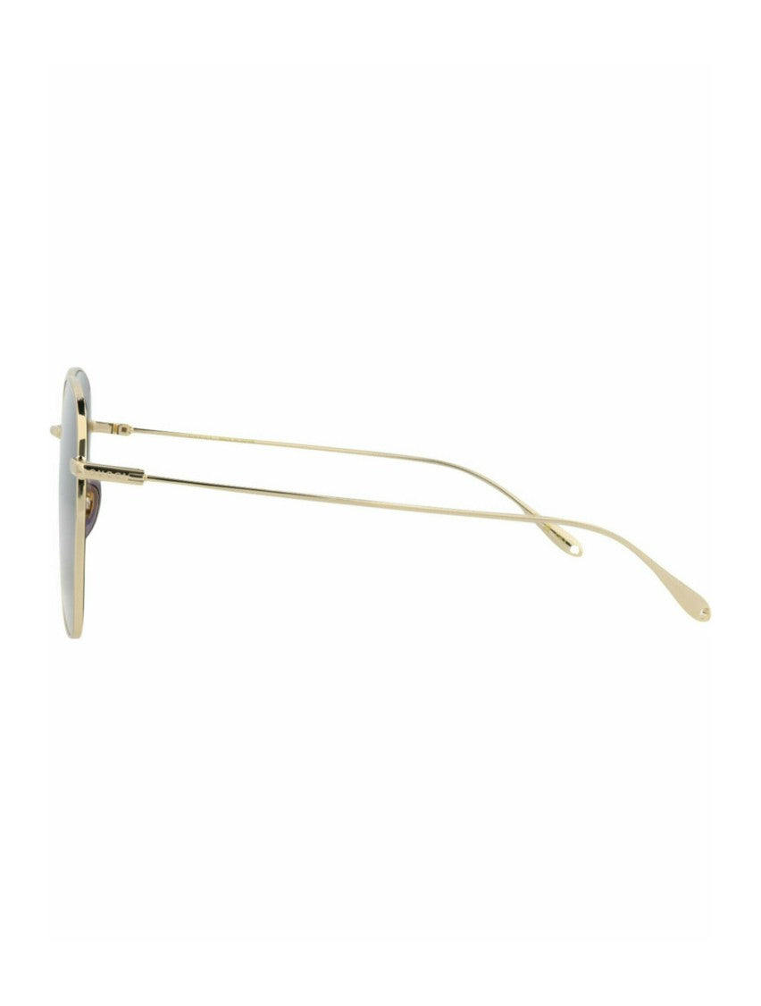 Square-Frame Metal Sunglasses