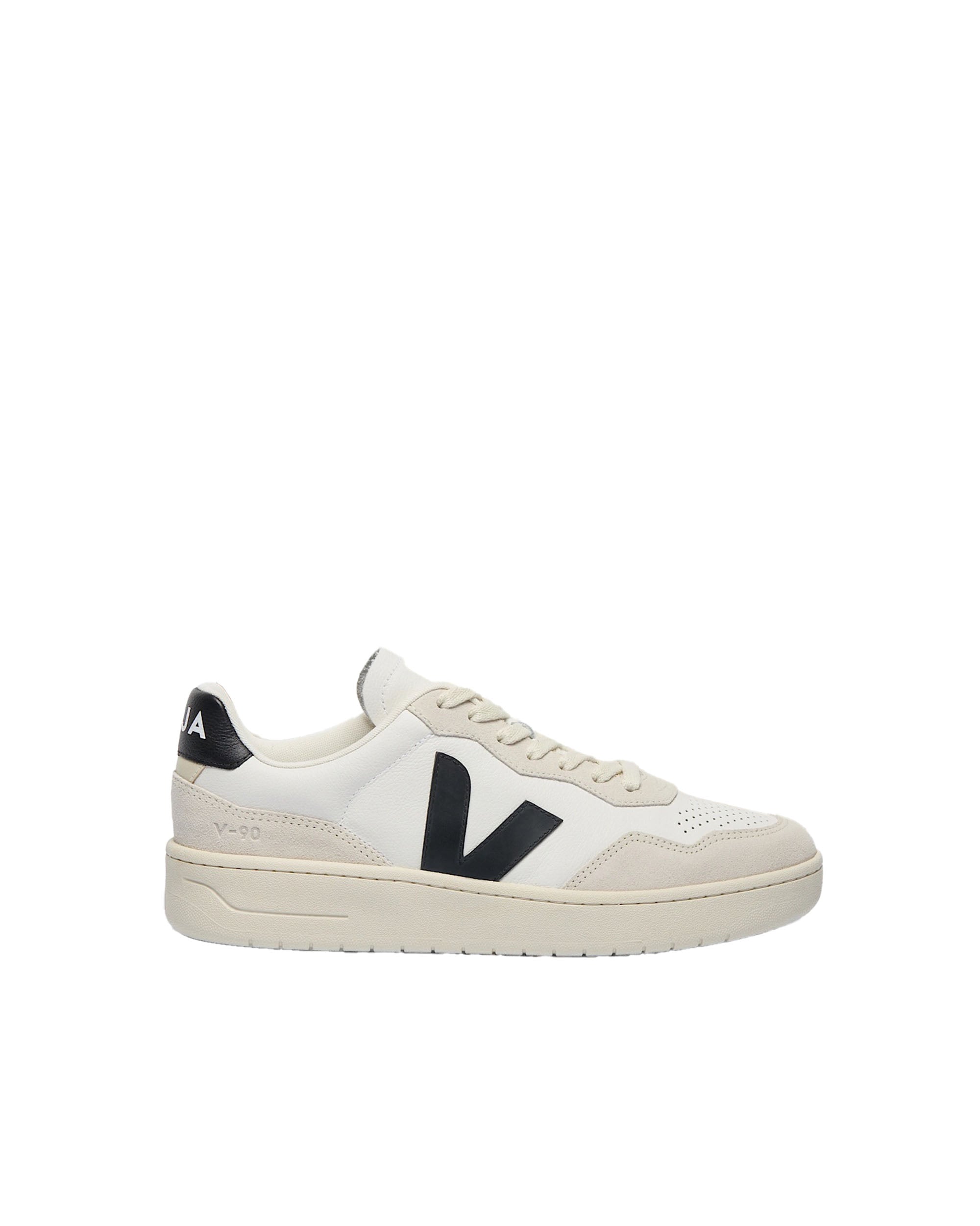 V-90 O.T. Sneakers In White Silver Black