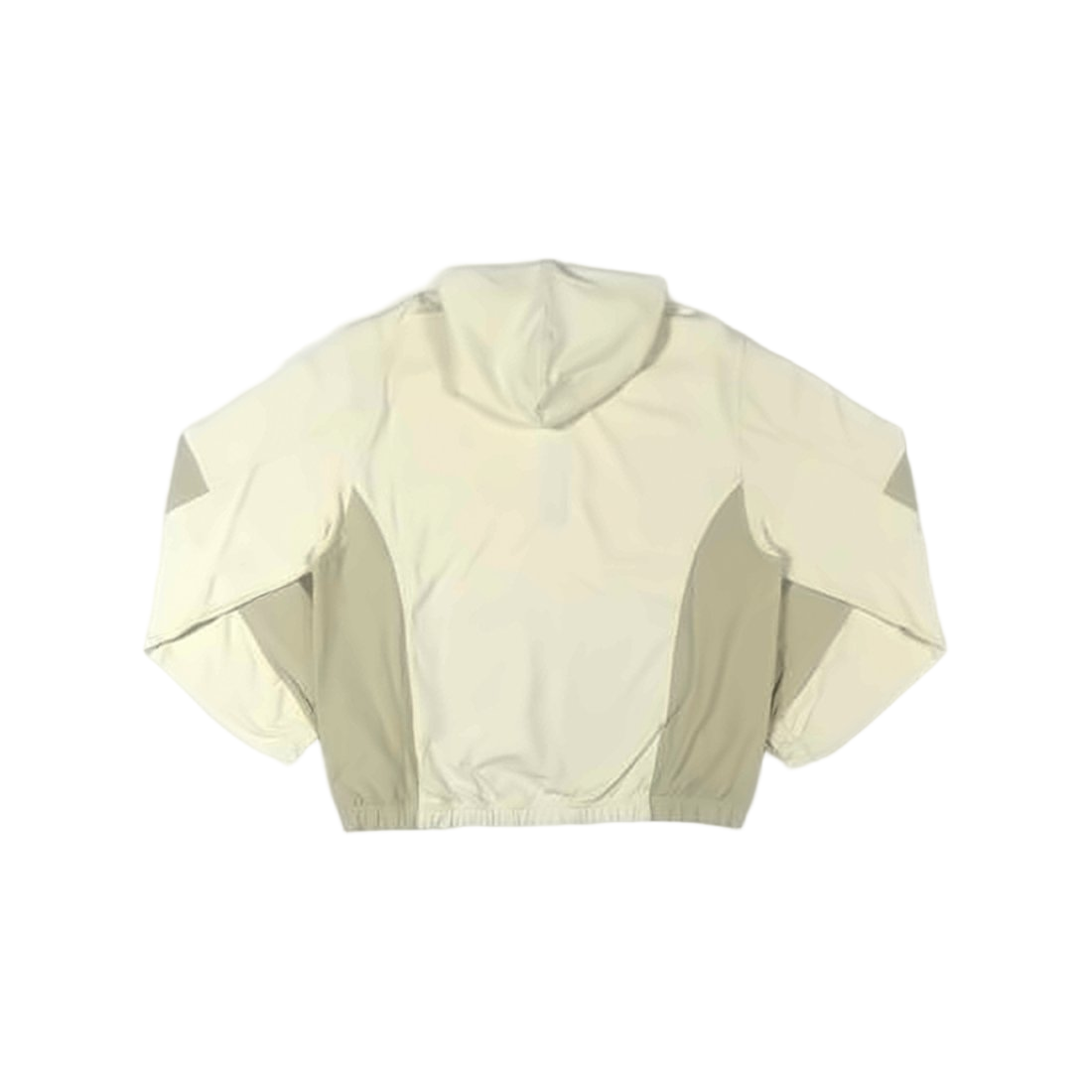 Half-Zip Hooded Pullover with Contrasting Panels