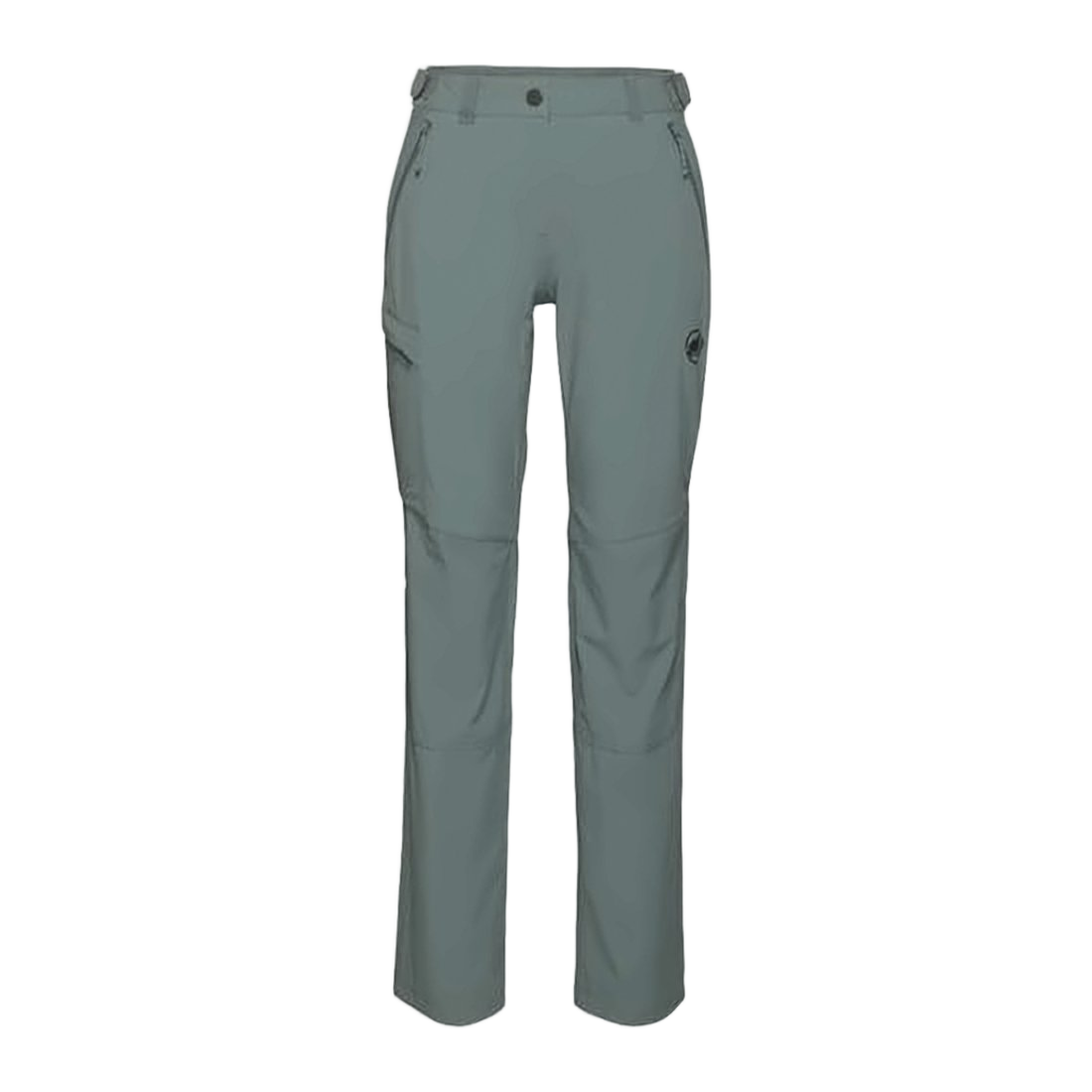 Straight Pants with Adjustable Side Tabs