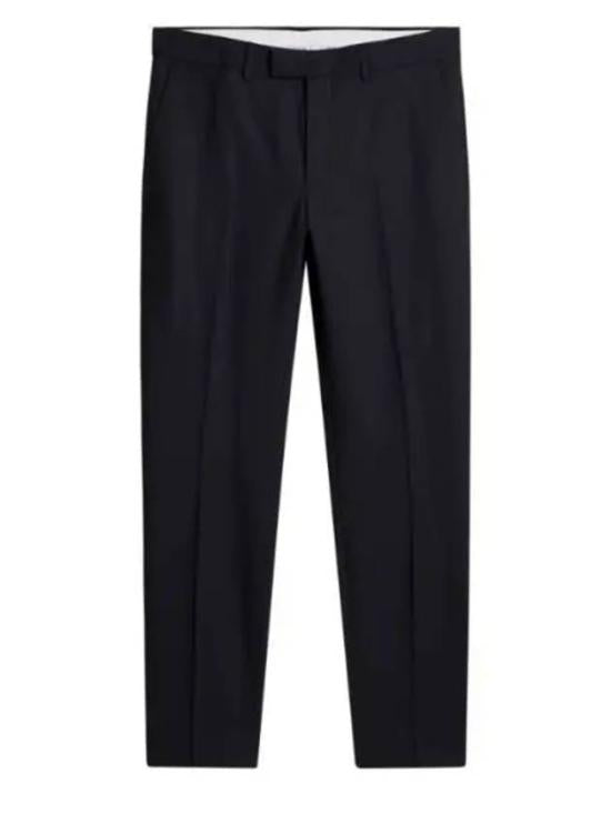 Tailored Black Suit Pants with Straight-Leg Silhouette