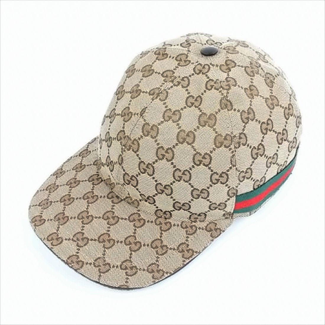 Structured Monogram Baseball Cap