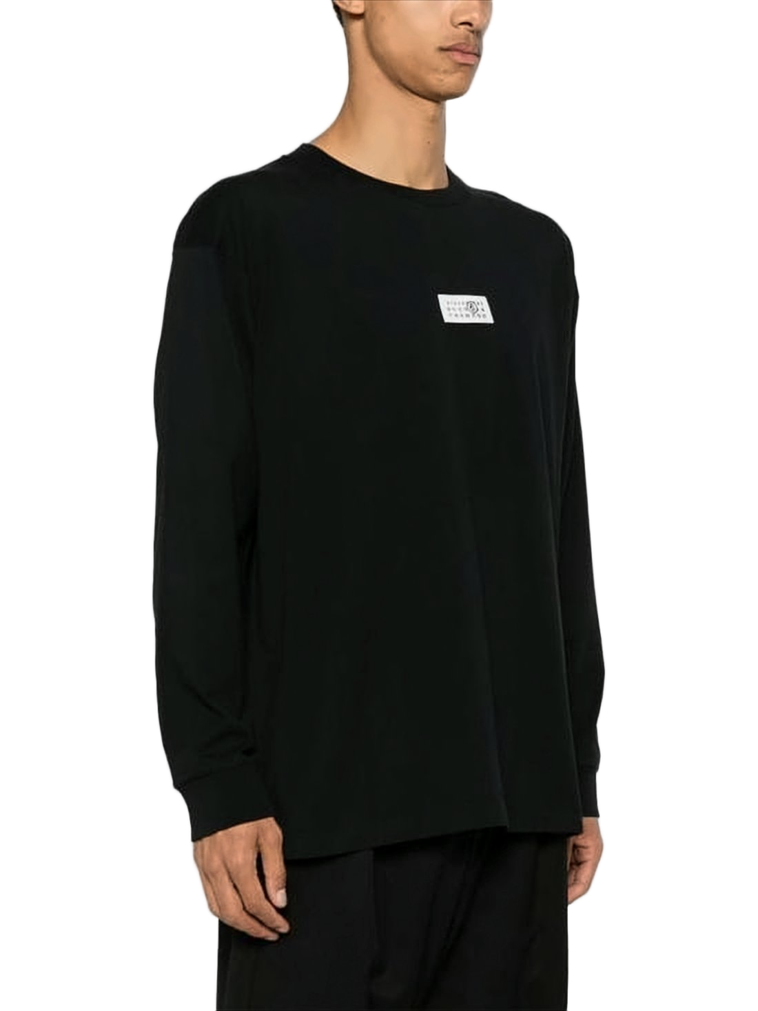 Relaxed Fit Long-Sleeve Shirt with Signature Patch