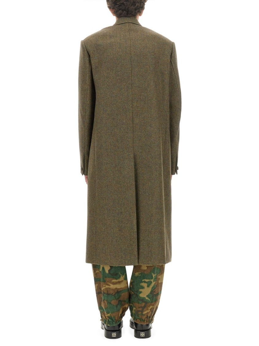 Double-Breasted Oversize Wool Coat