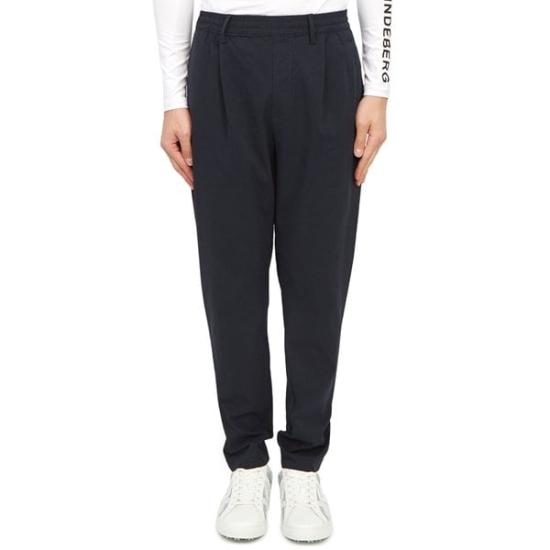 Tailored Straight Pants with Mid-Rise Waist and Subtle Pleats