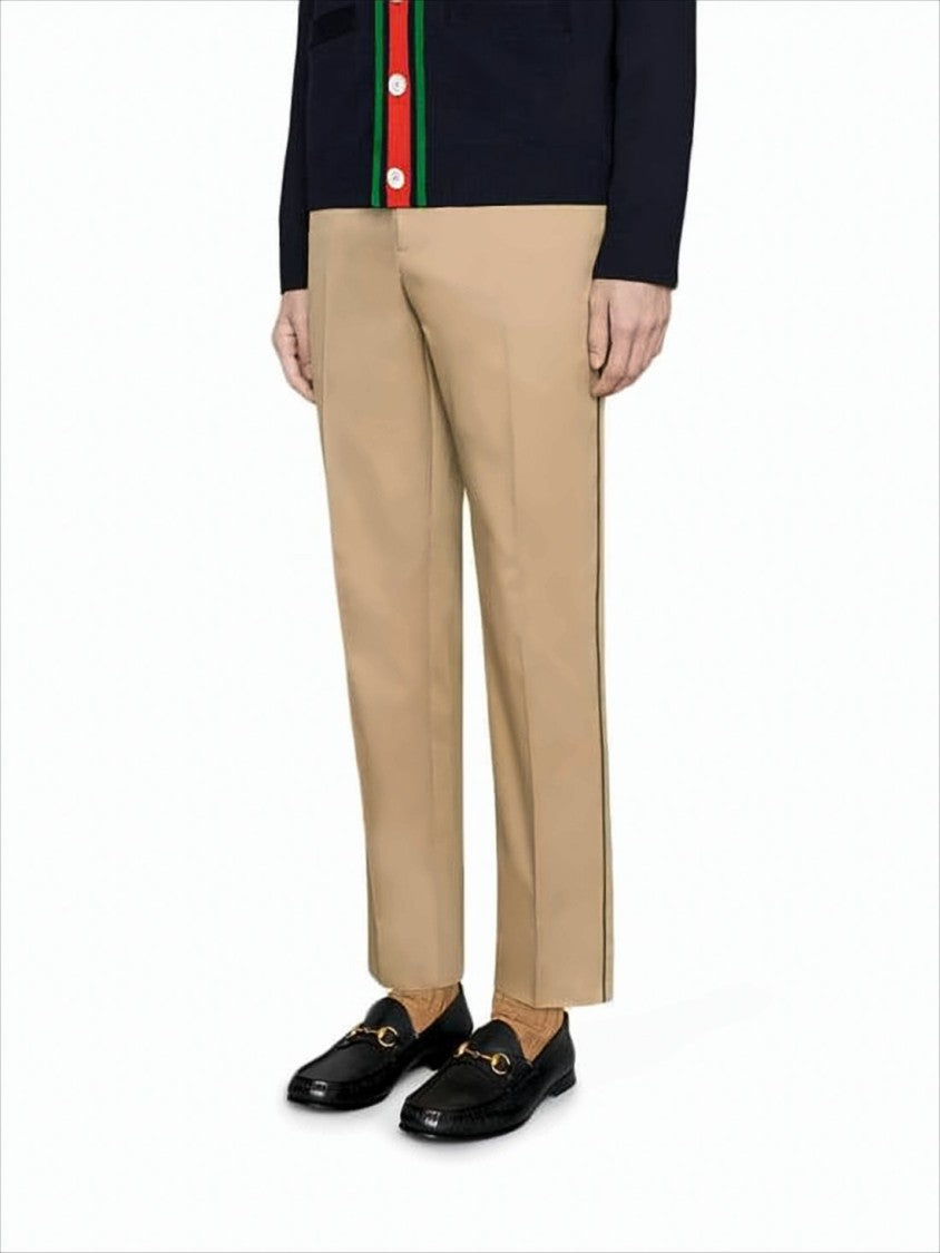 Black Leather Loafers with Gold-tone Horsebit Detail