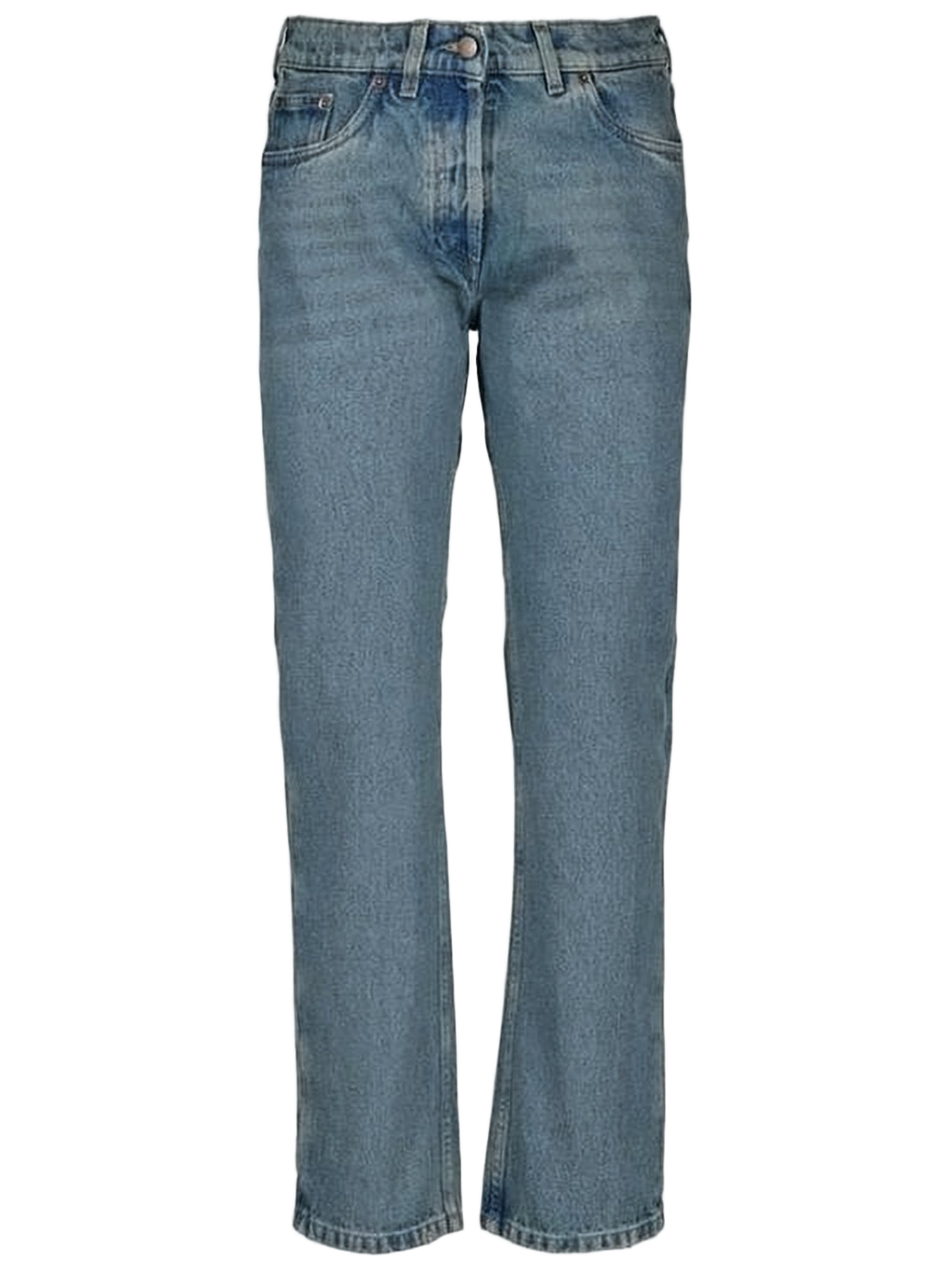 Classic Straight-Leg Denim Pants