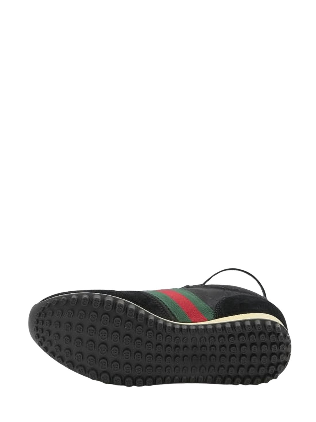 Low-Top Suede and Nylon Sneakers