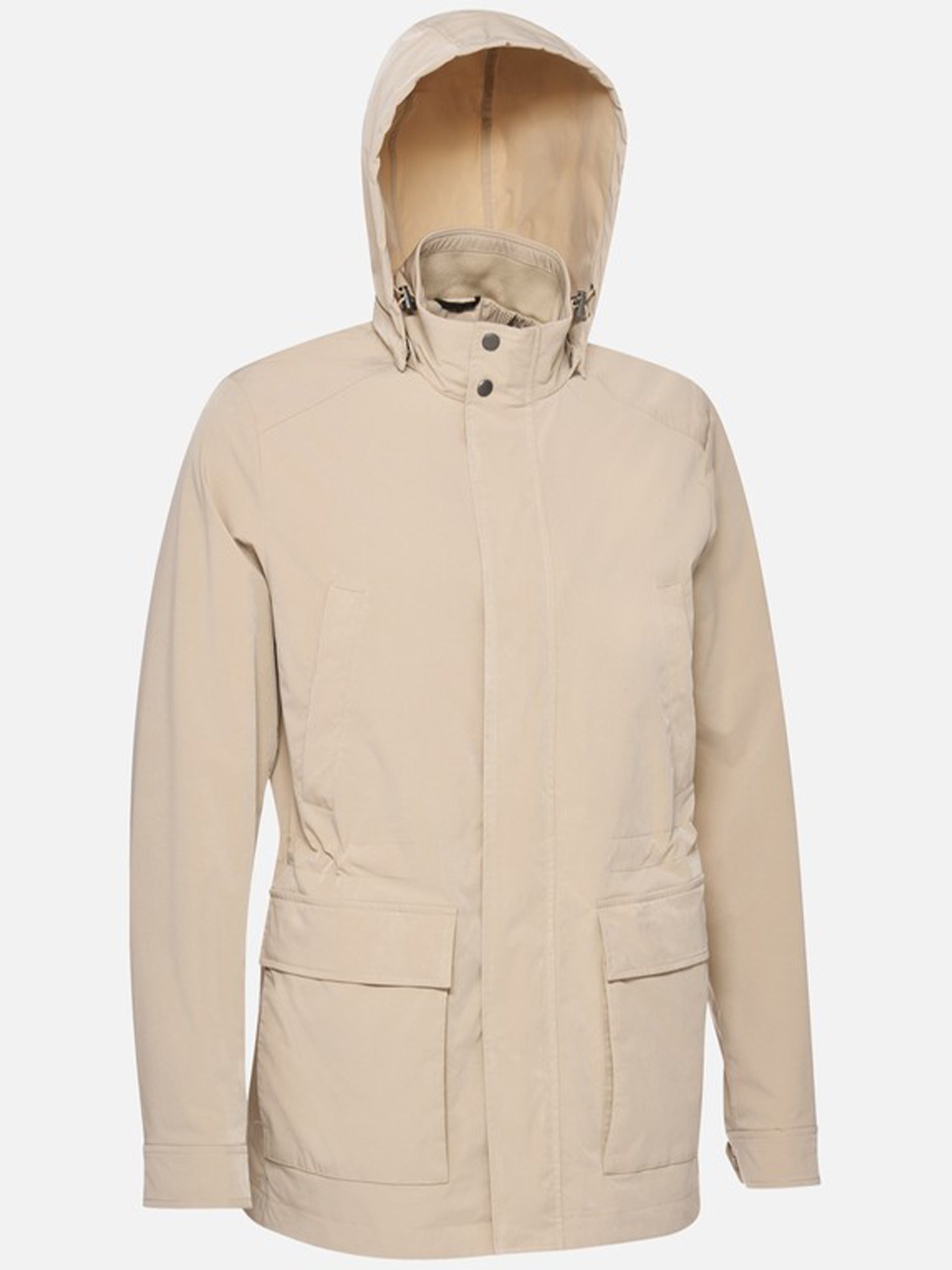Damon High Collar Hooded Casual Jacket
