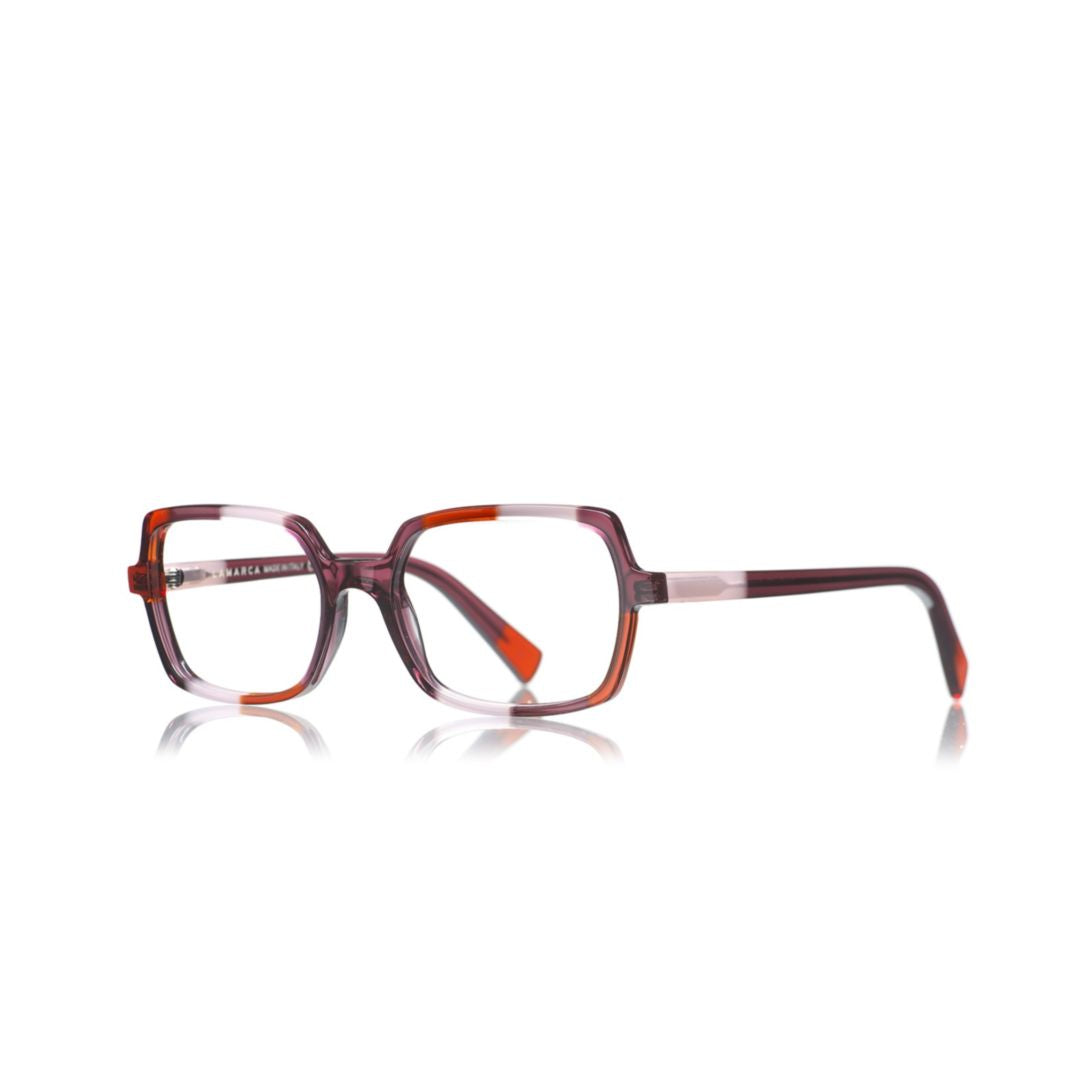 Mosaico 175 Oversized Square Acetate Eyeglasses with Gradient Finish