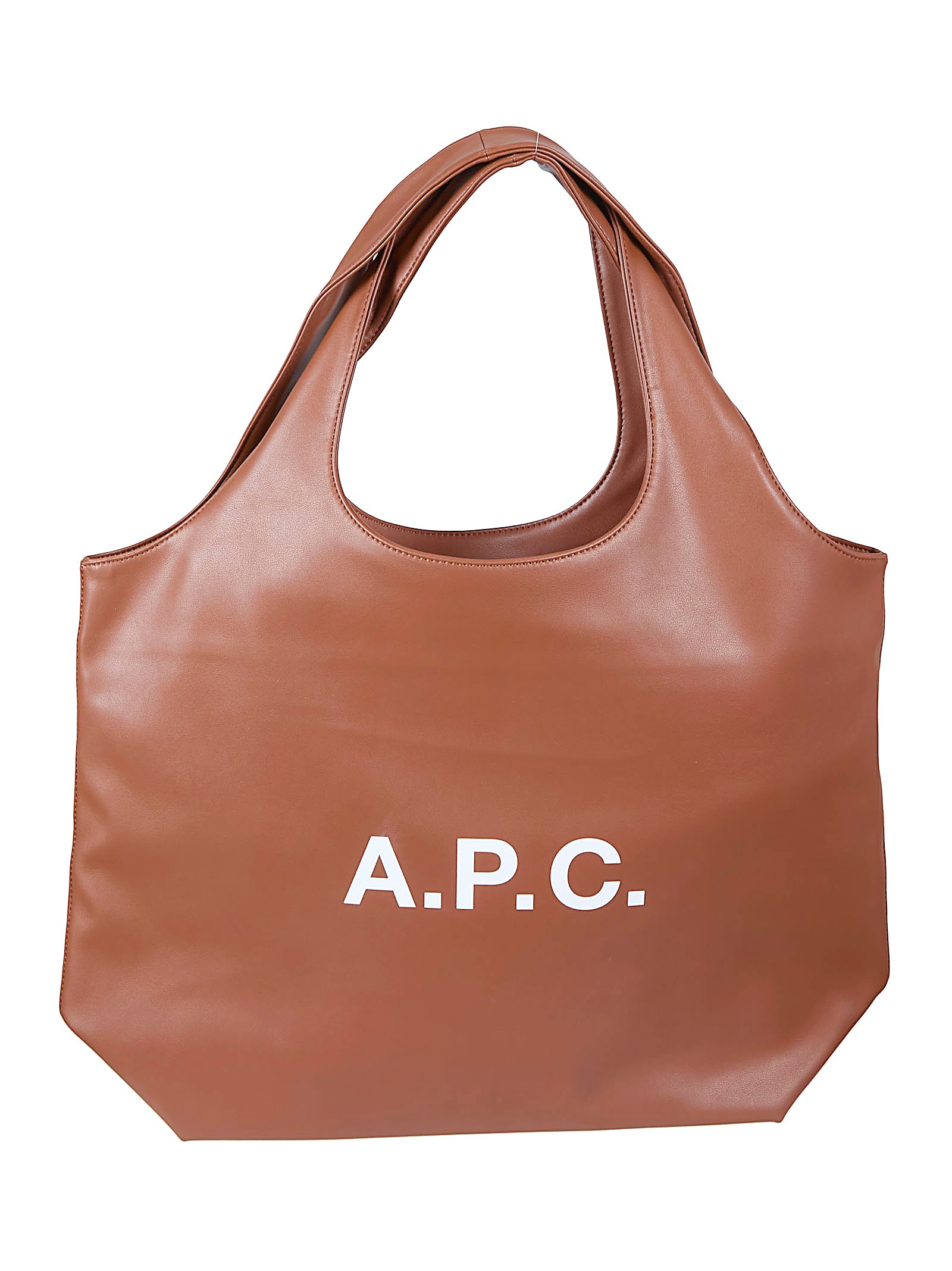 Recycled Leather-Effect Tote Bag