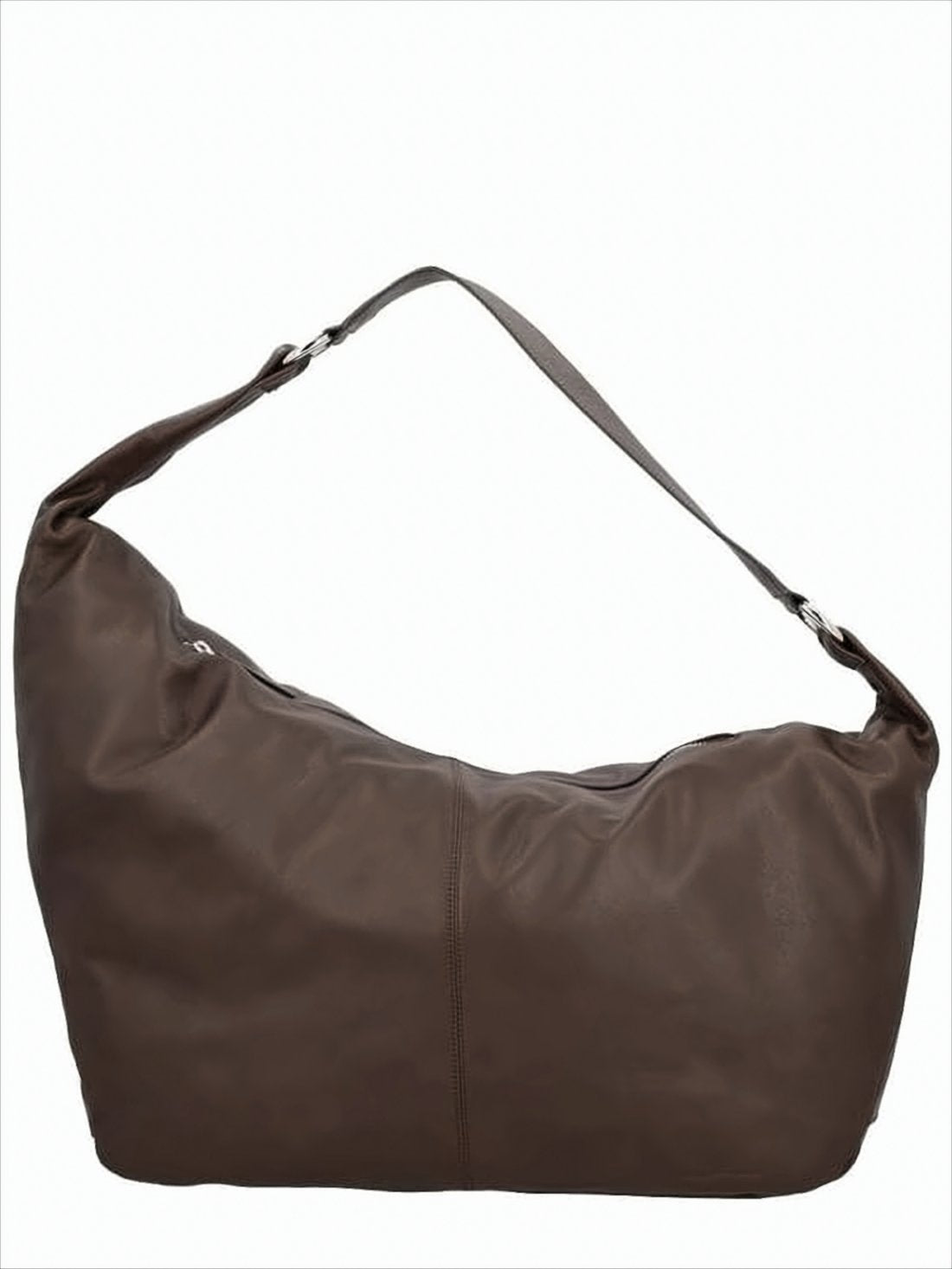Soft Leather Shoulder Bag with Minimalist Design