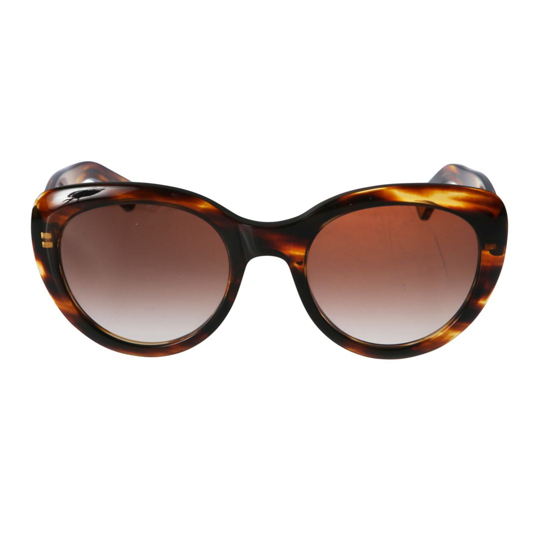 Sophia Glamour Oversized Tortoiseshell Cat-Eye Sunglasses with Gradient Lenses