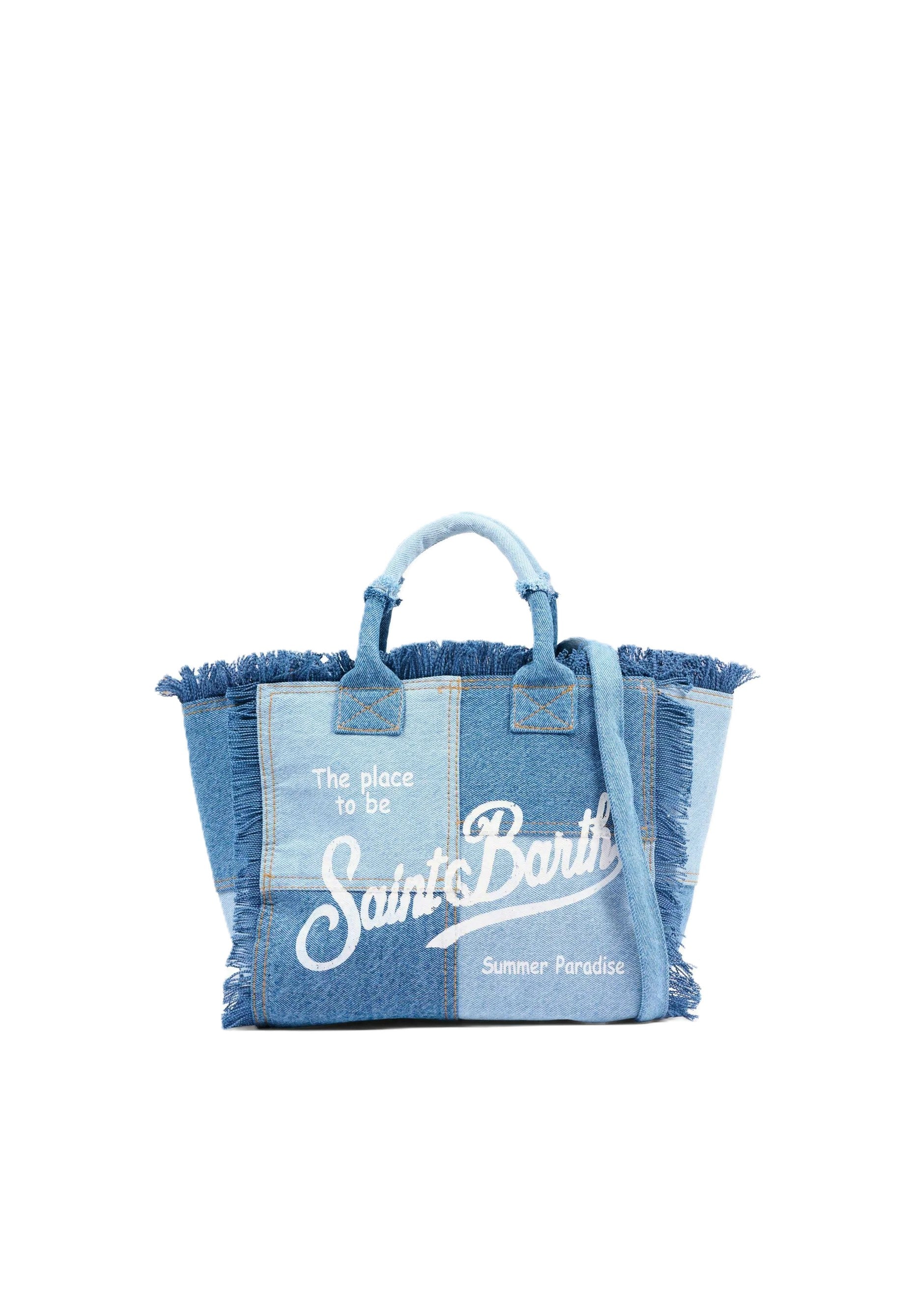 Denim Blue Colette Cotton Handbag