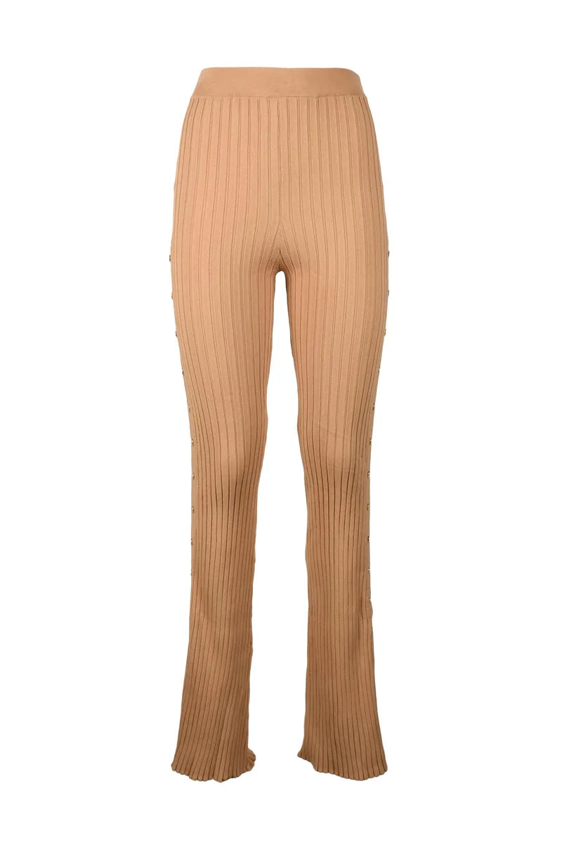 Viscose Trousers - Beige