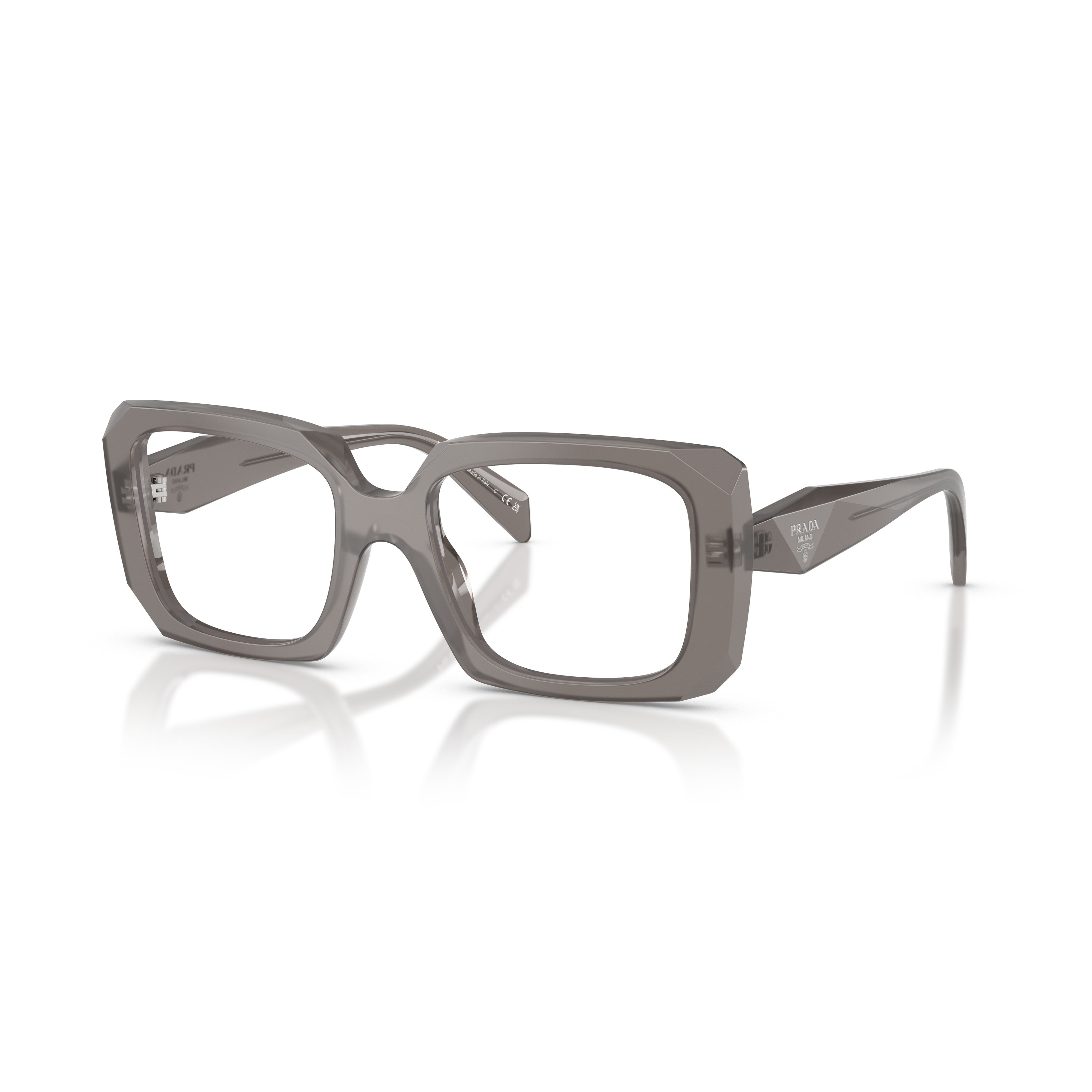 0pr C09v Translucent Acetate Oversized Square Sunglasses