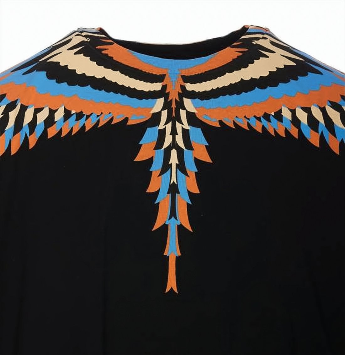 Short-Sleeve Graphic T-Shirt with Wing Motif