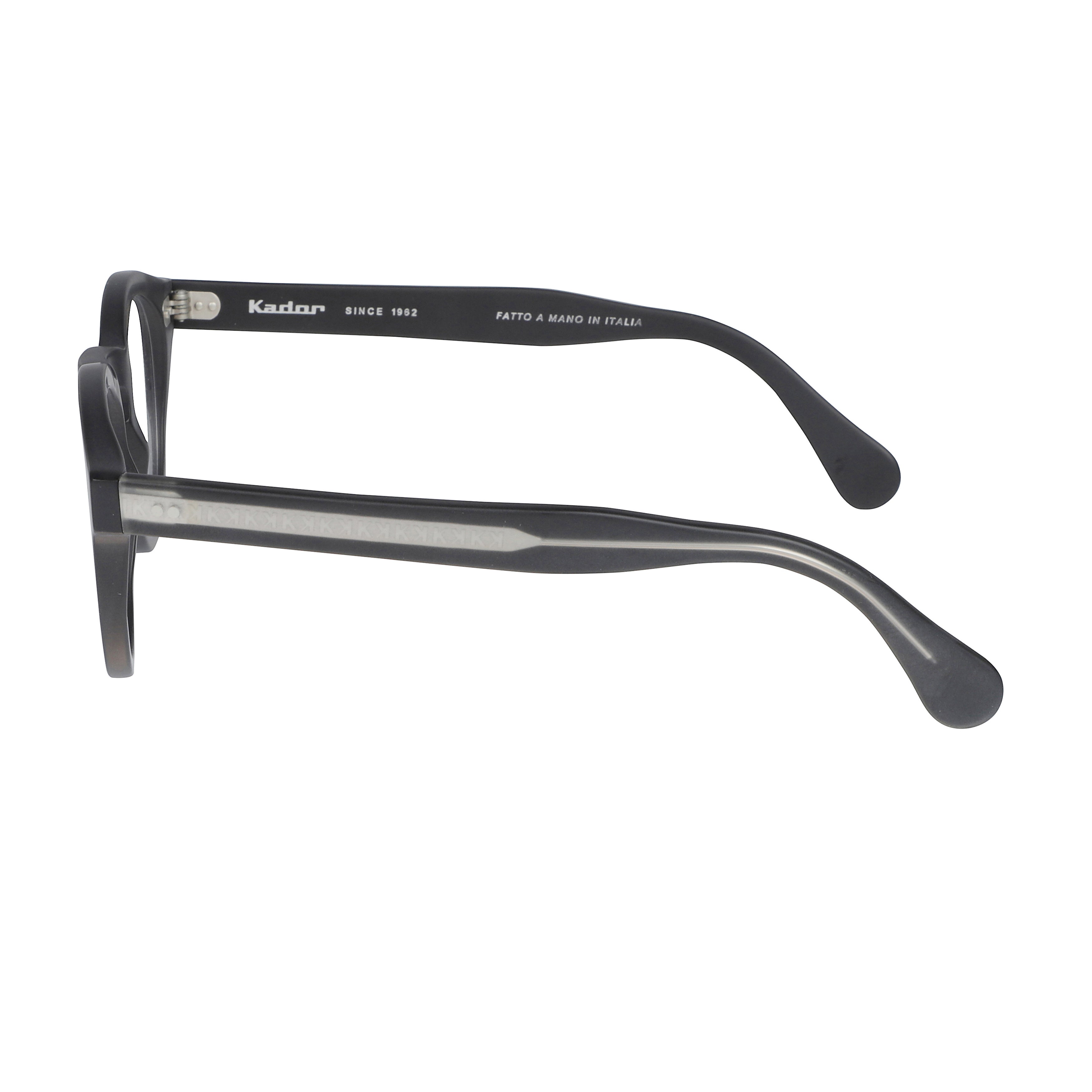 Tony-K Classic Round Frame Eyeglasses with Keyhole Bridge