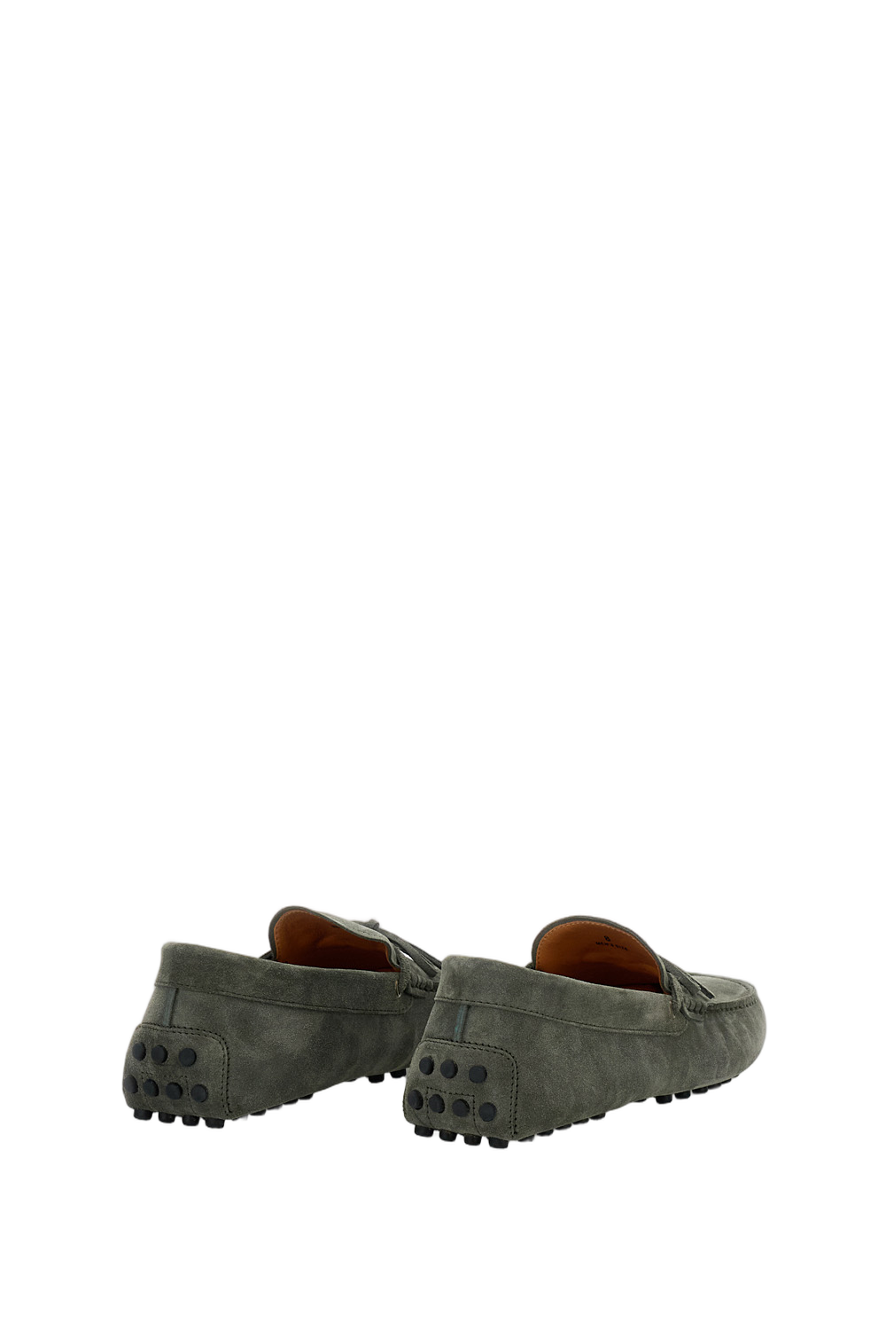 Handcrafted Nubuck Loafers with Signature Pebble Outsole
