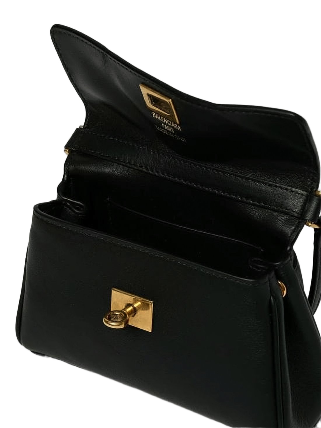 Compact Structured Shoulder Bag