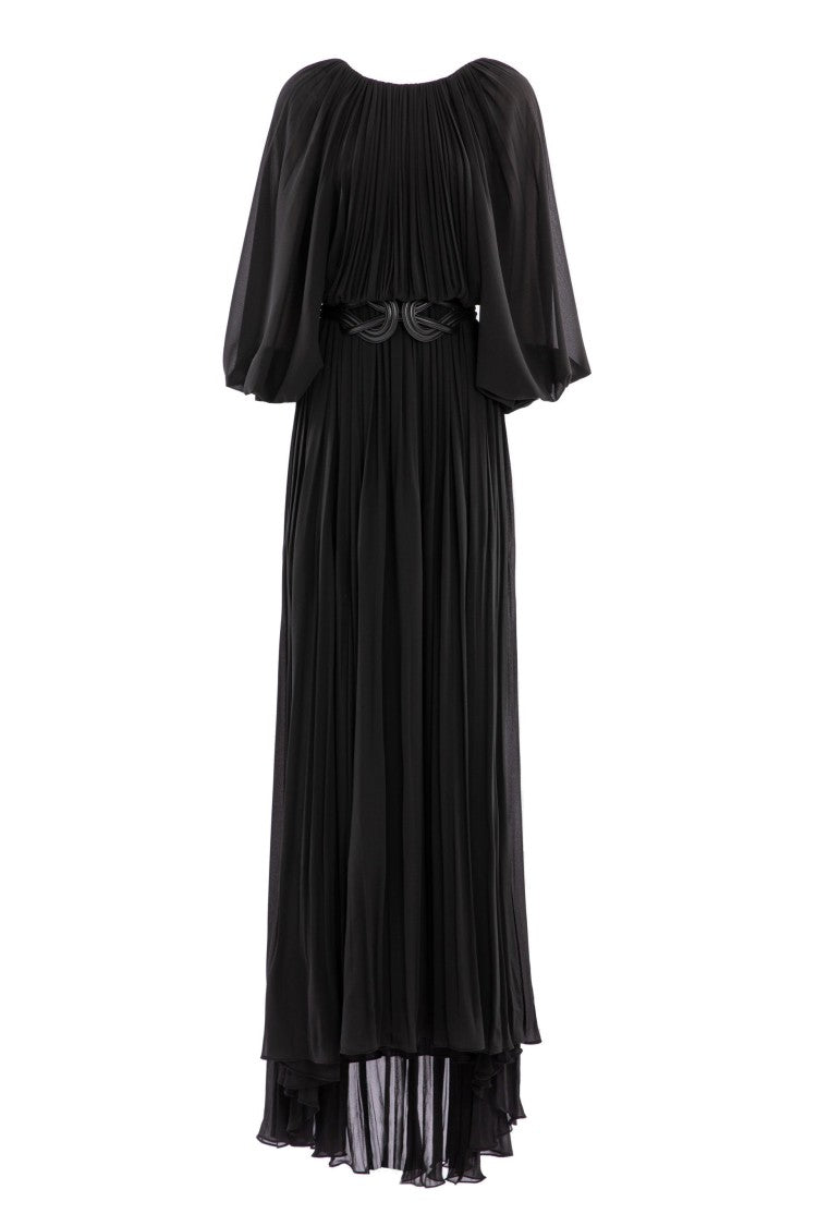 Pleated Long Dress
