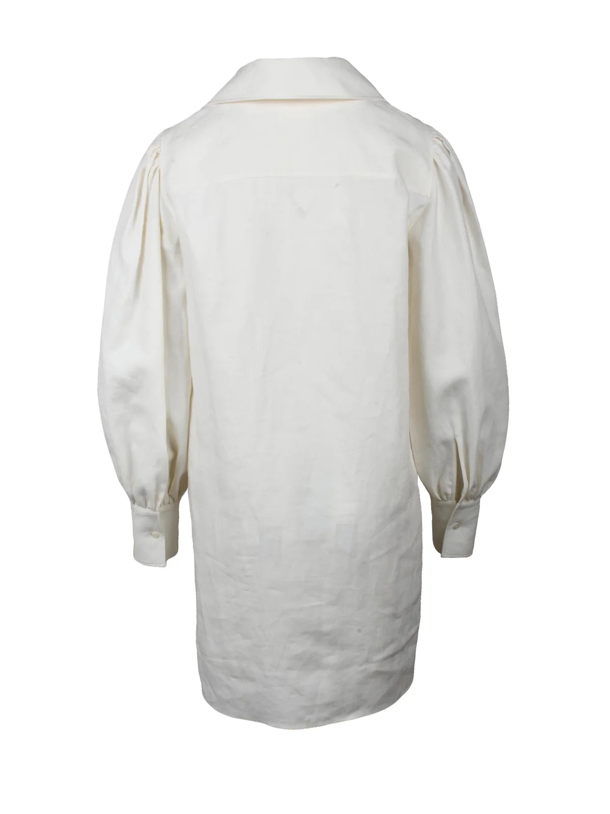 Gauze Tunic Dress Linen - Beige