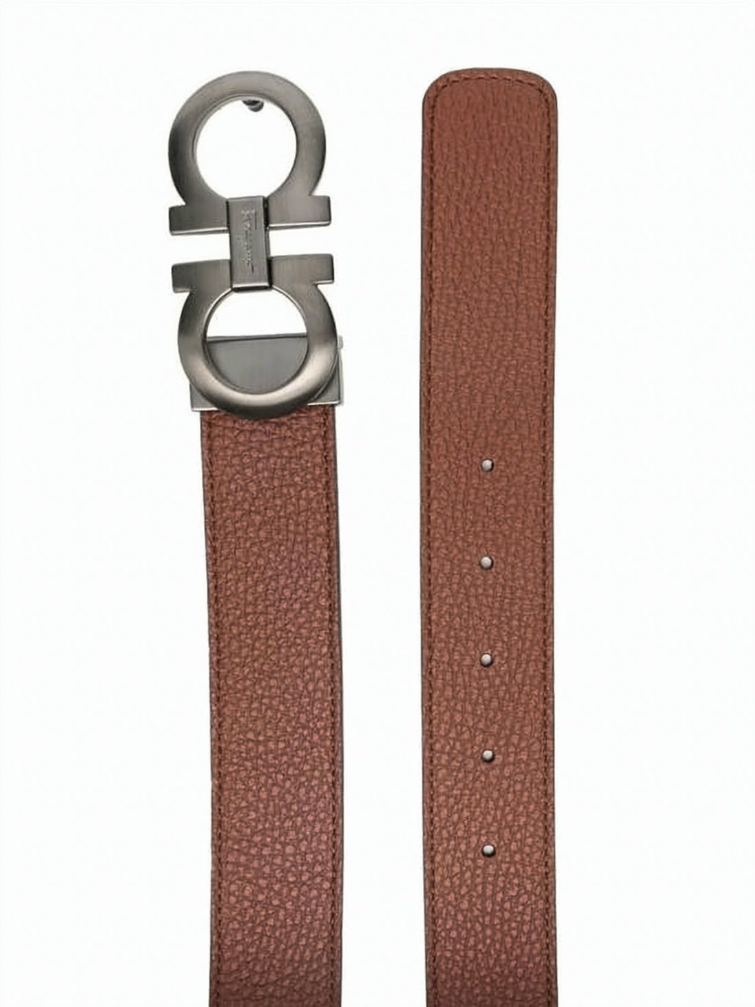 Textured Calf Leather Belt