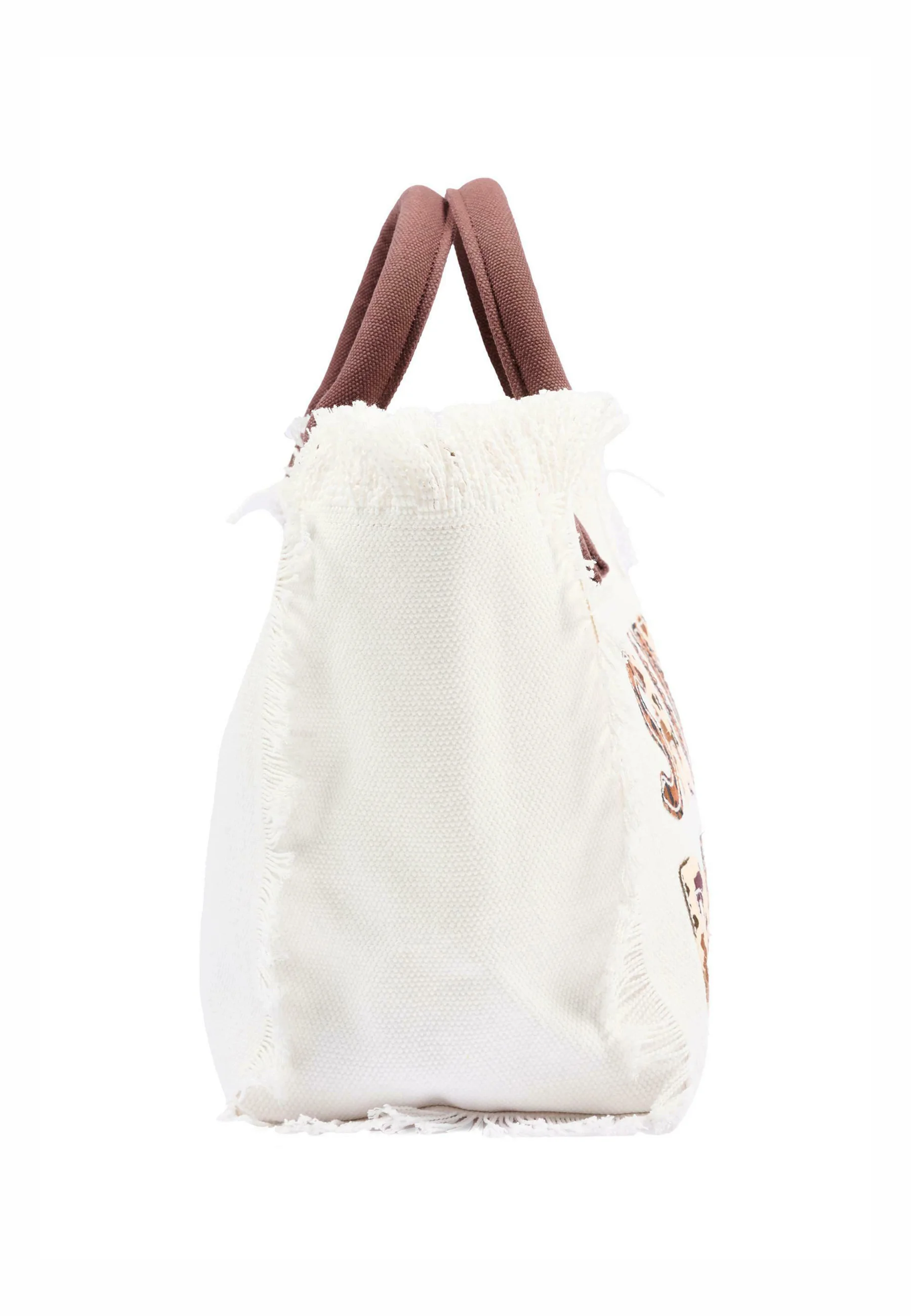 White Colette Cotton Handbag