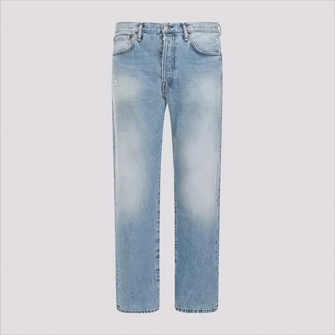 Straight-Leg Denim Trousers With Classic Five-Pocket Design