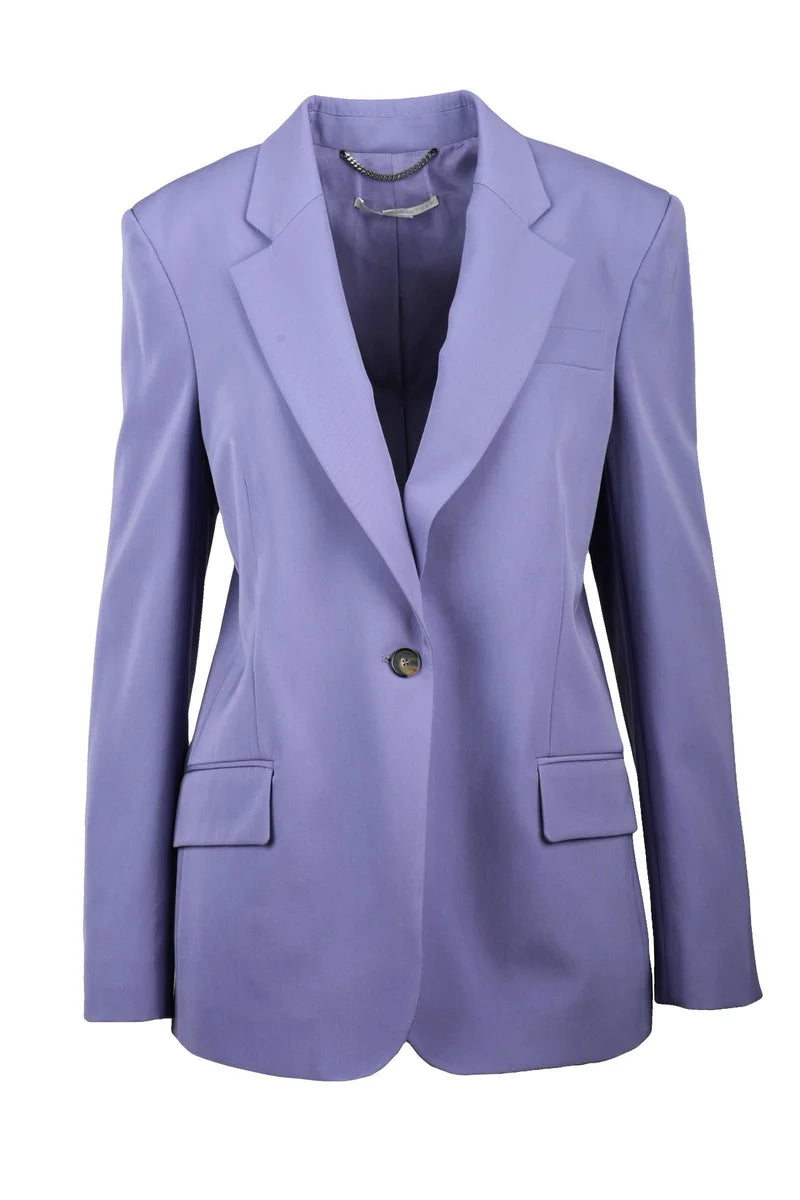 Long Jacket Wool Stretch - Lavender