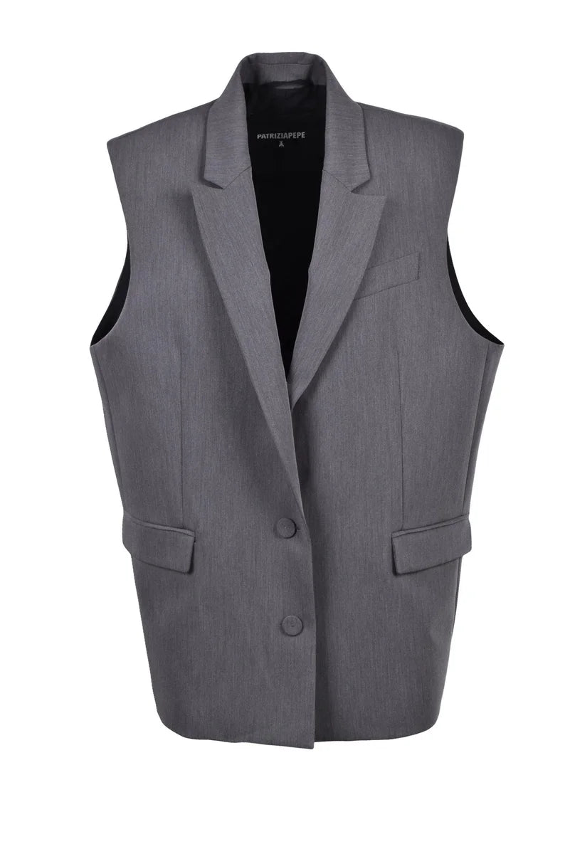 Tailored Vest - Grey