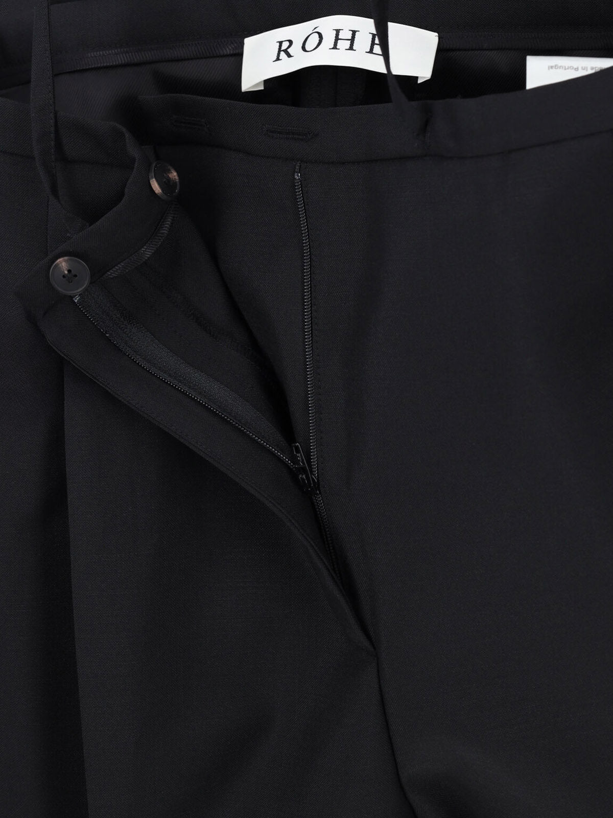 Black Virgin Wool "Marie" Jacket
