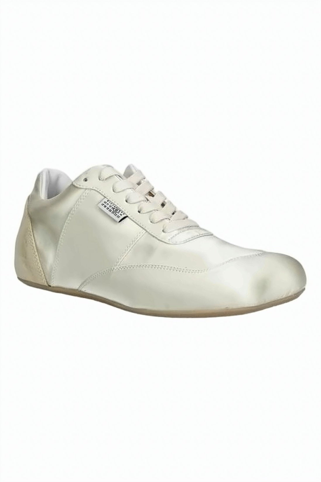 Low-Profile Sneakers With Satin Finish